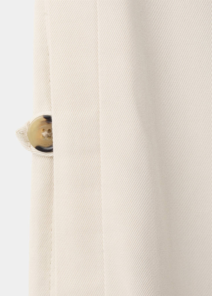 Regular-fit 100% cotton trousers — Beige