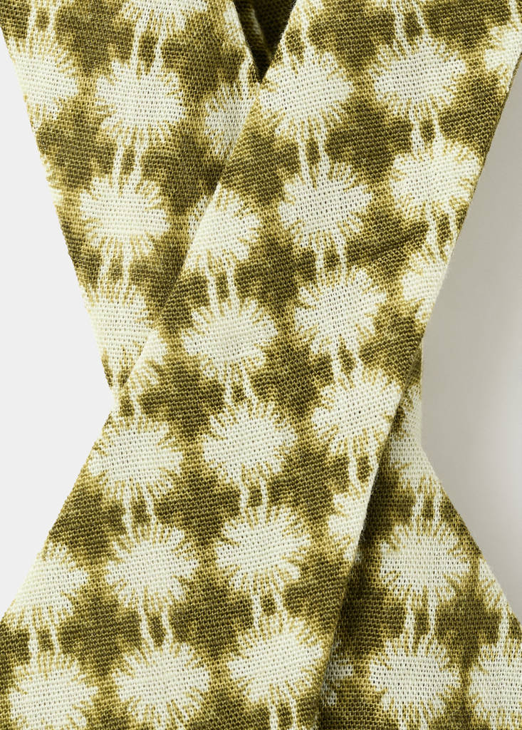 Halter-neck printed top — Pastel Green