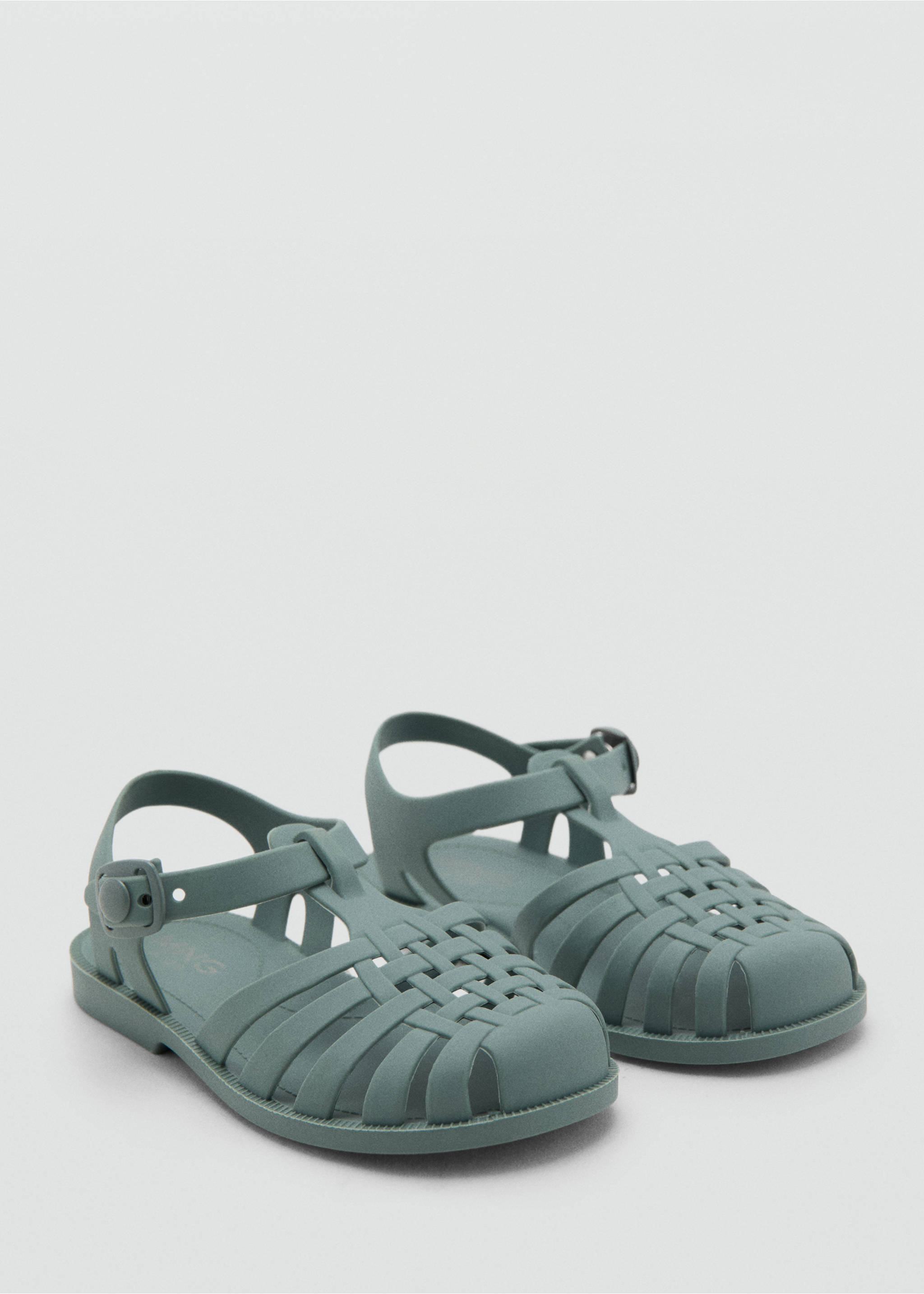 Sandales Méduse - Plan moyen, Bleu pétrole. Ref: 27047904-00.