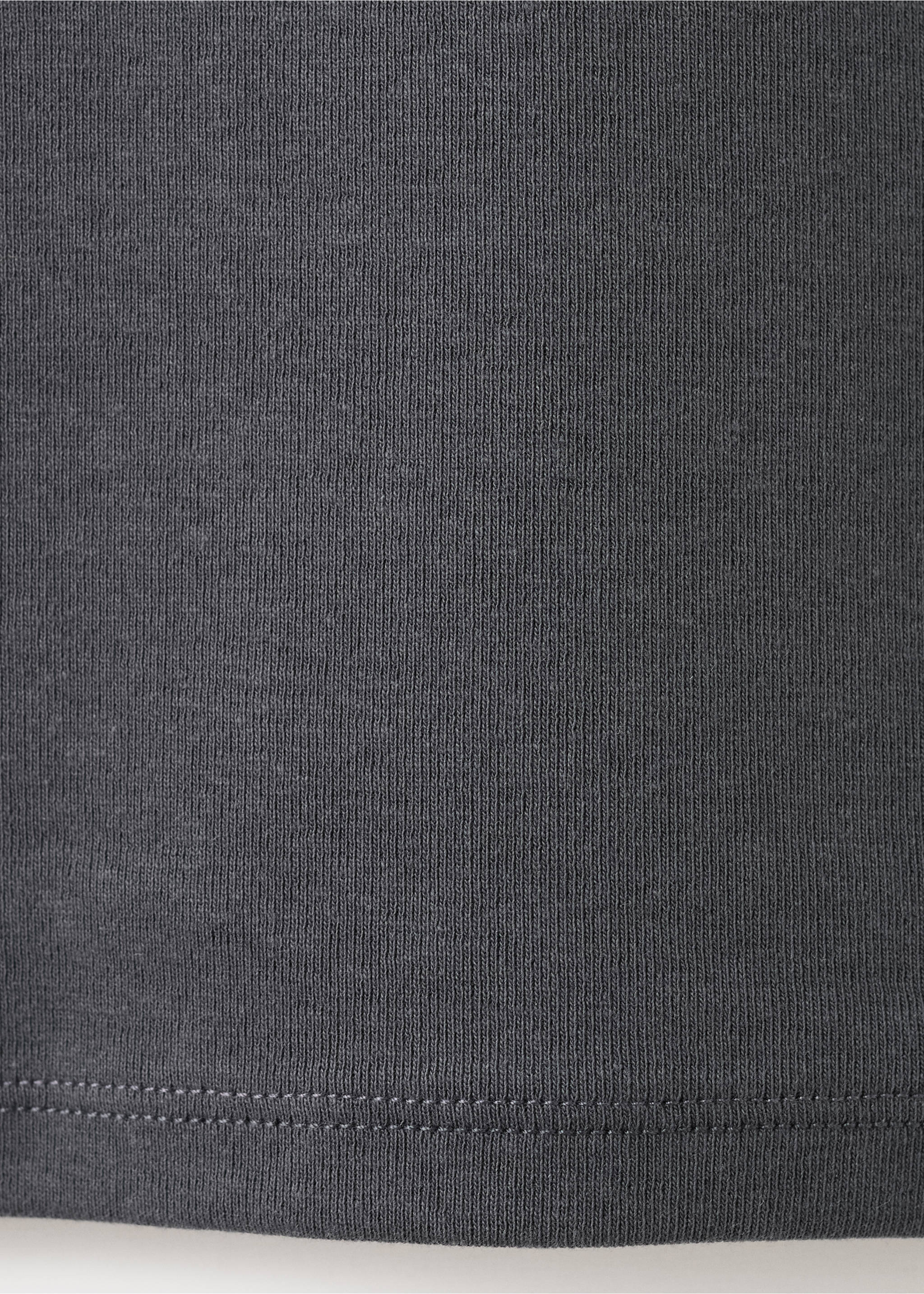 Halter top with rhinestone detail - Details of the article 0, Charcoal. Ref: 27047906-00.