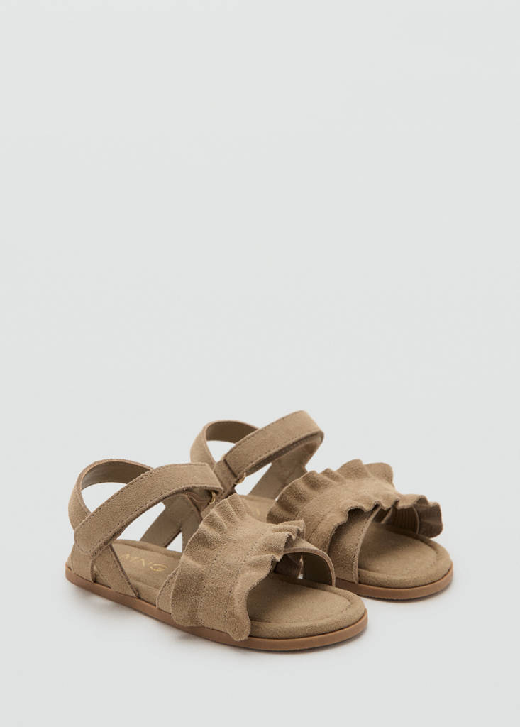 Leather straps sandals — Sand