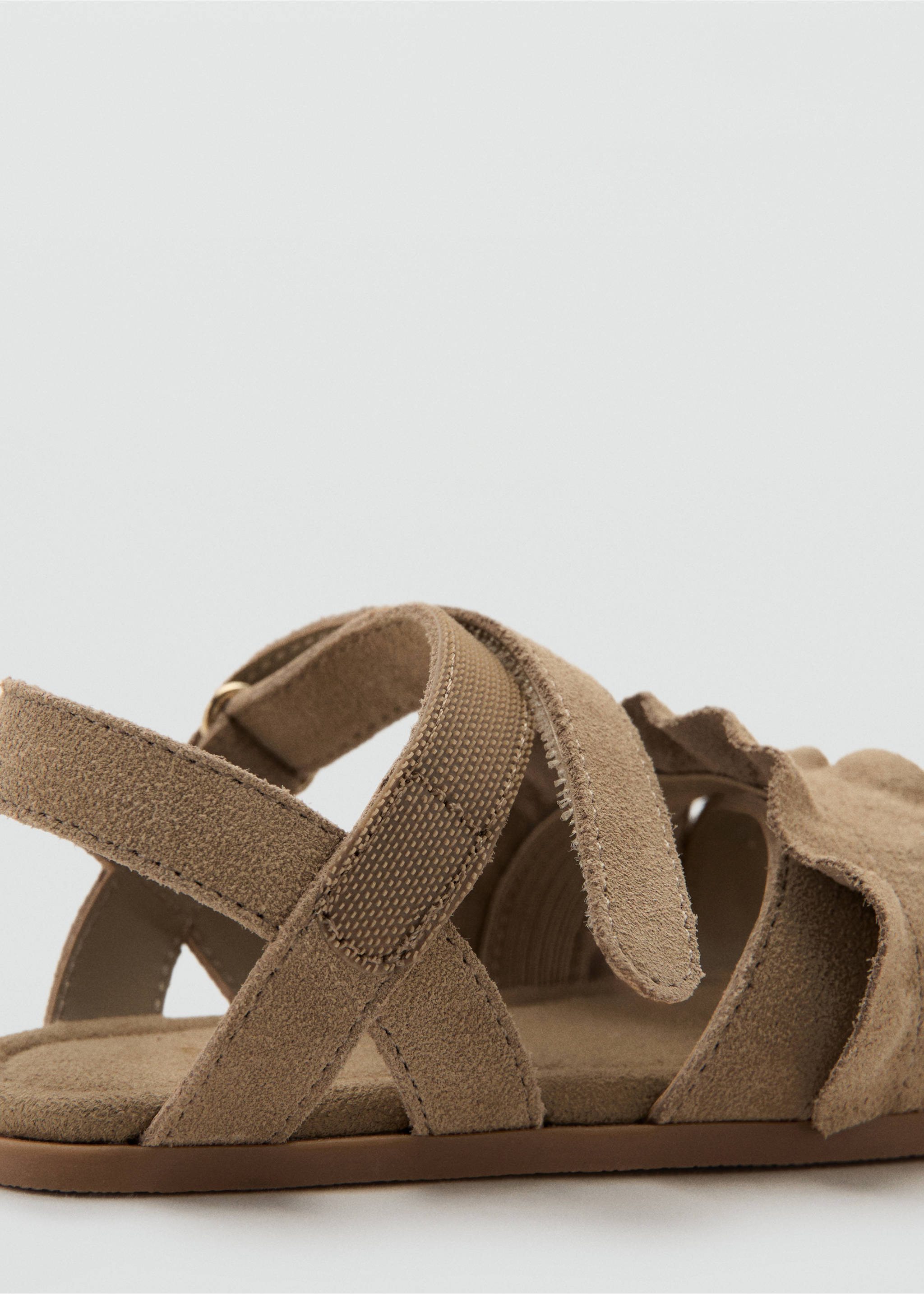 Leather straps sandals - Details of the article 2, Sand. Ref: 27047907-00.