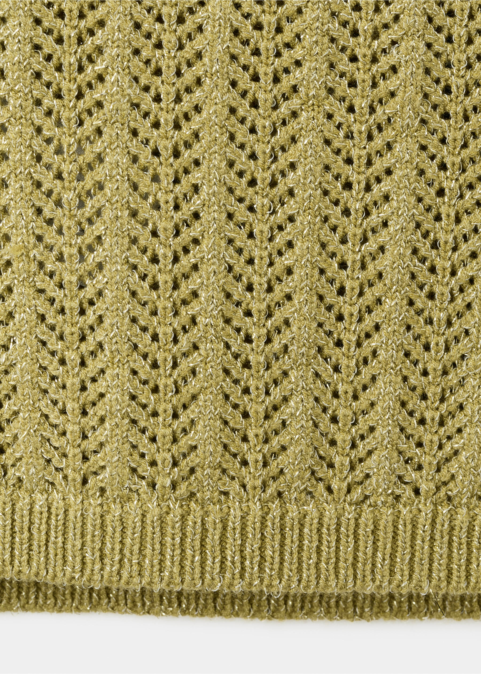 Fine knit halter top - Details of the article 0, Green. Ref: 27047908-00.