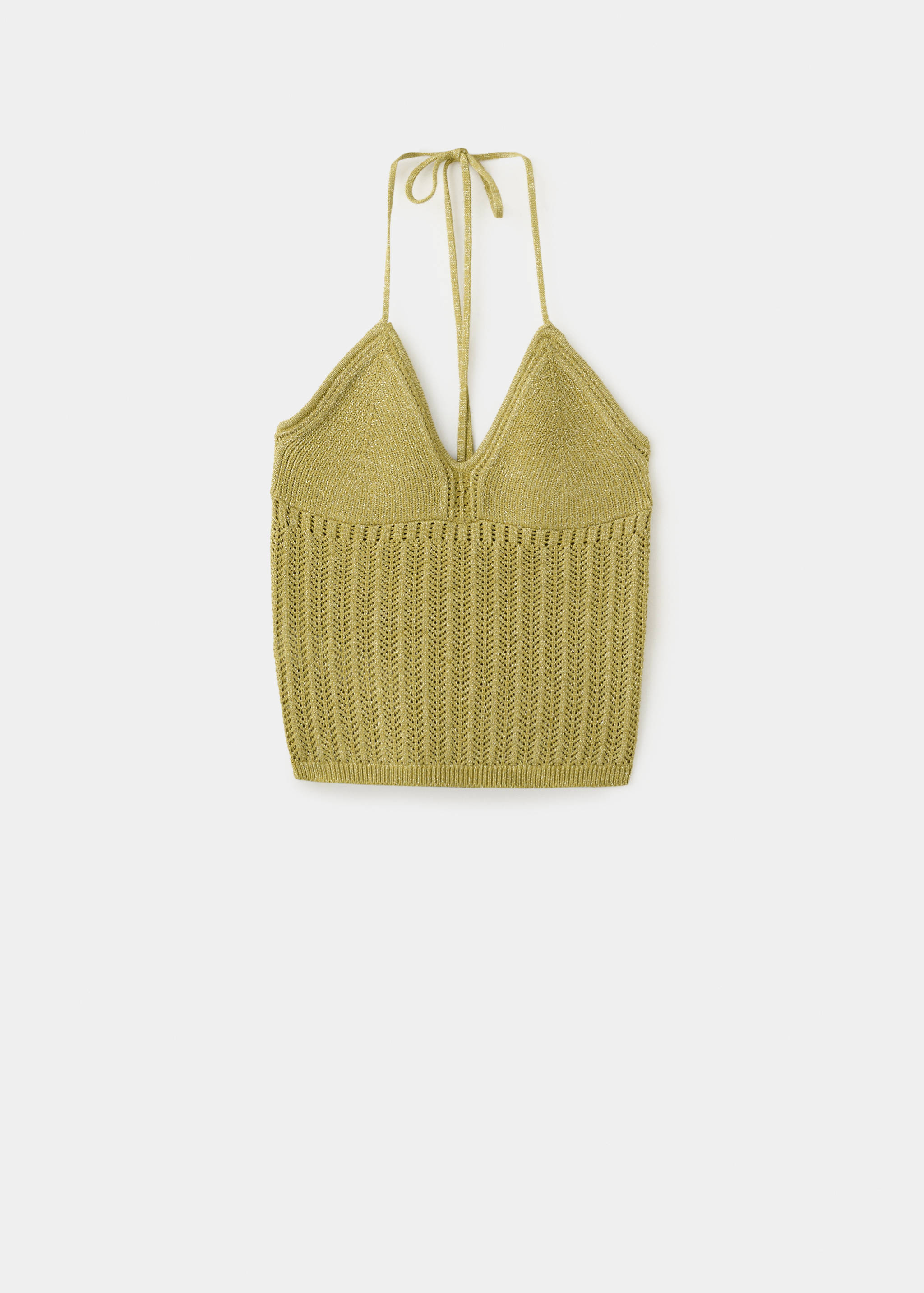 Top halter punto fino - Artículo sin modelo