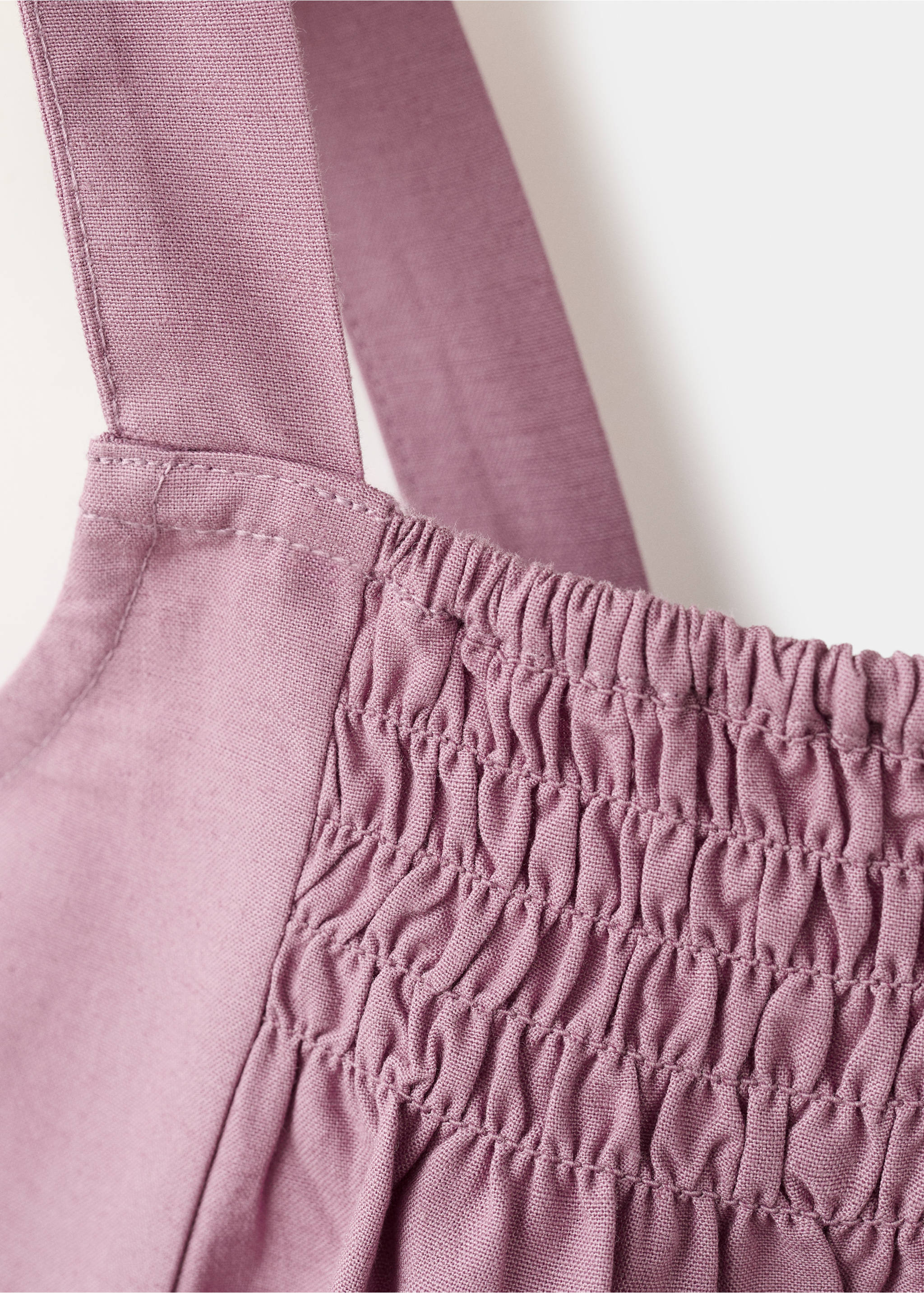 Blouse coton lin - Détail de l'article 8, Violet clair/pastel. Ref: 27047910-00.