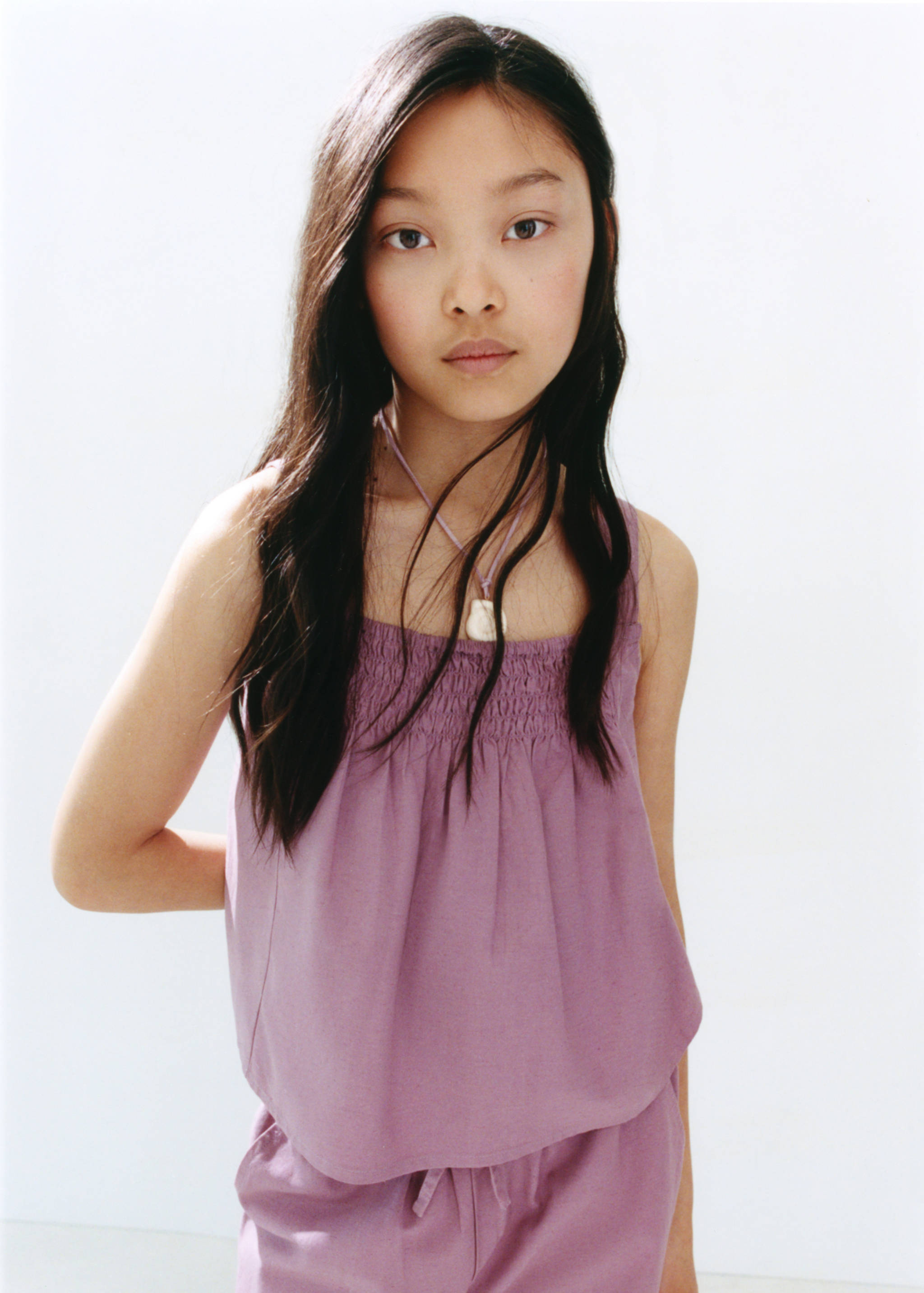 Wool cotton-blend blouse - Details of the article 6