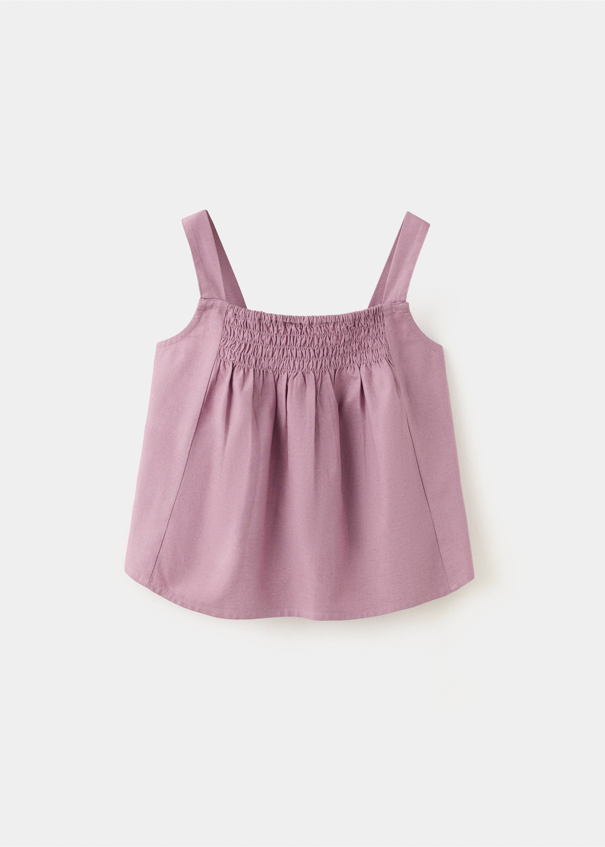 Blouse coton lin - Article sans modèle, Violet clair/pastel. Ref: 27047910-00.