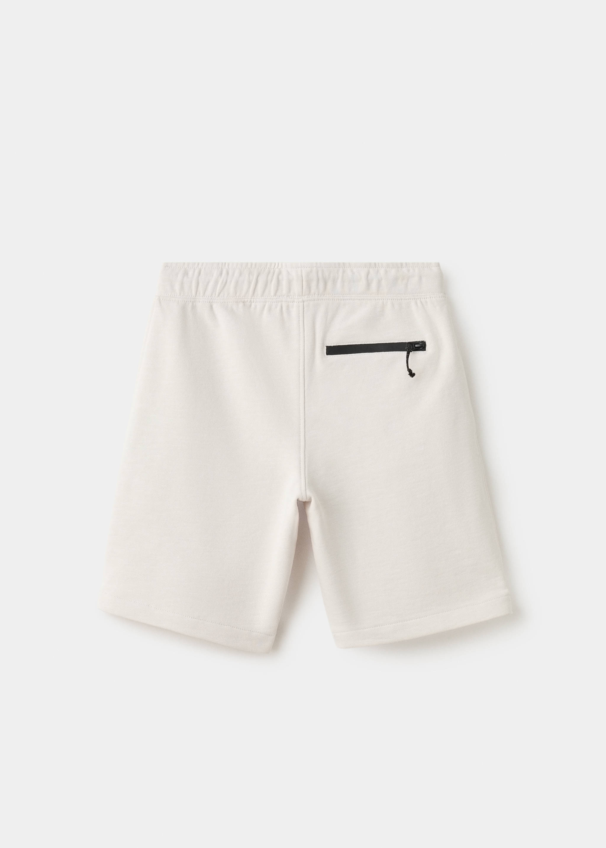 Bermuda shorts with drawstring - Reverse of the article