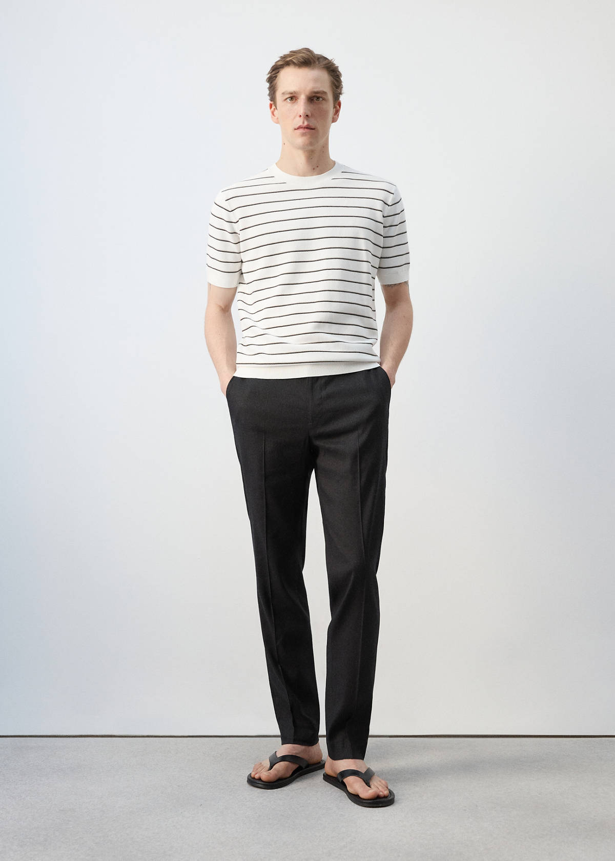 100% cotton striped jersey T-shirt