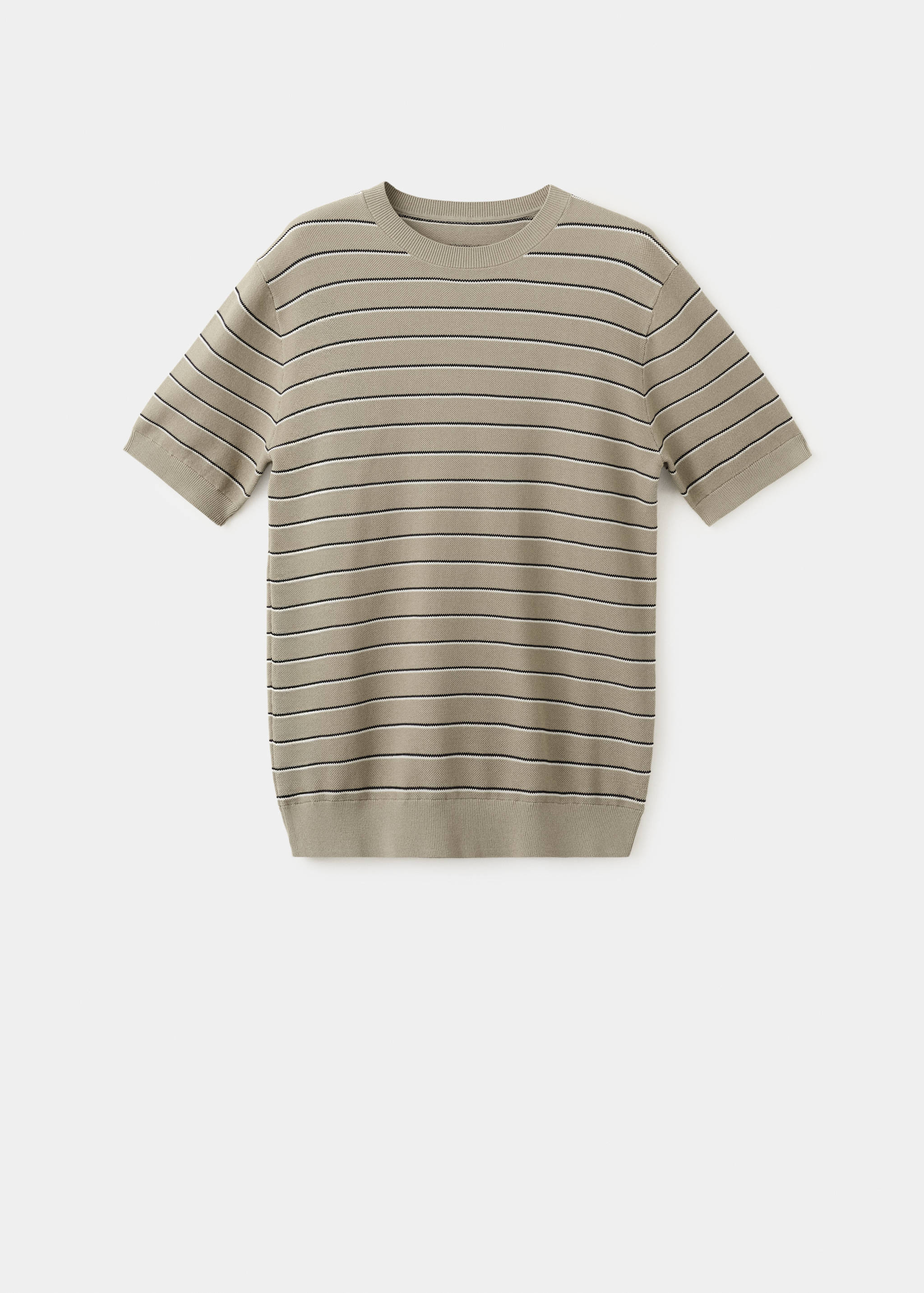 Camiseta algodón punto rayas - Artículo sin modelo