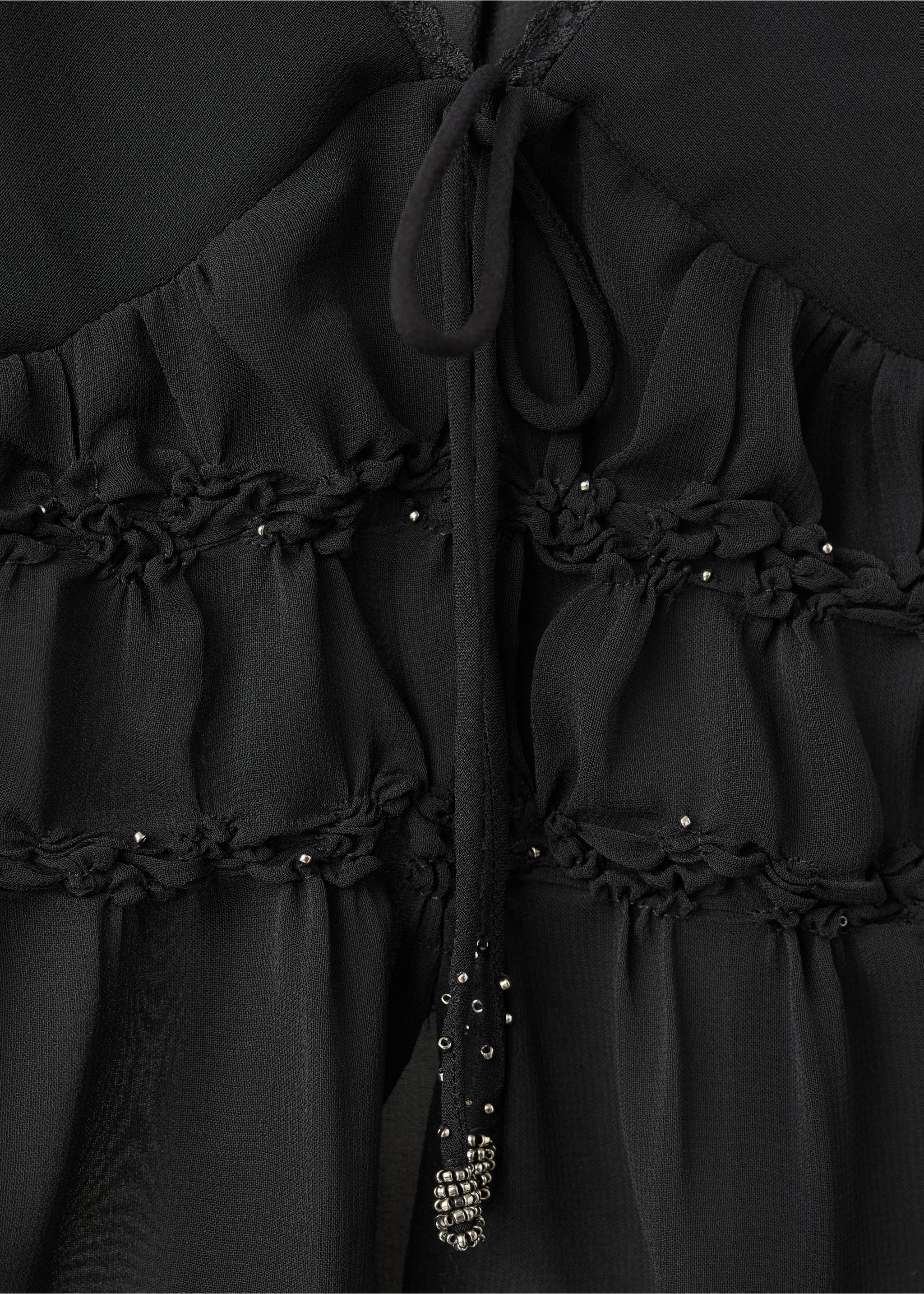 Top detalle abalorios - Detalle del artículo 0, Negro. Ref: 27047916-00.