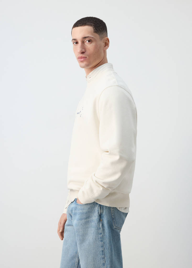 Printed sweatshirt 100% cotton — Off White