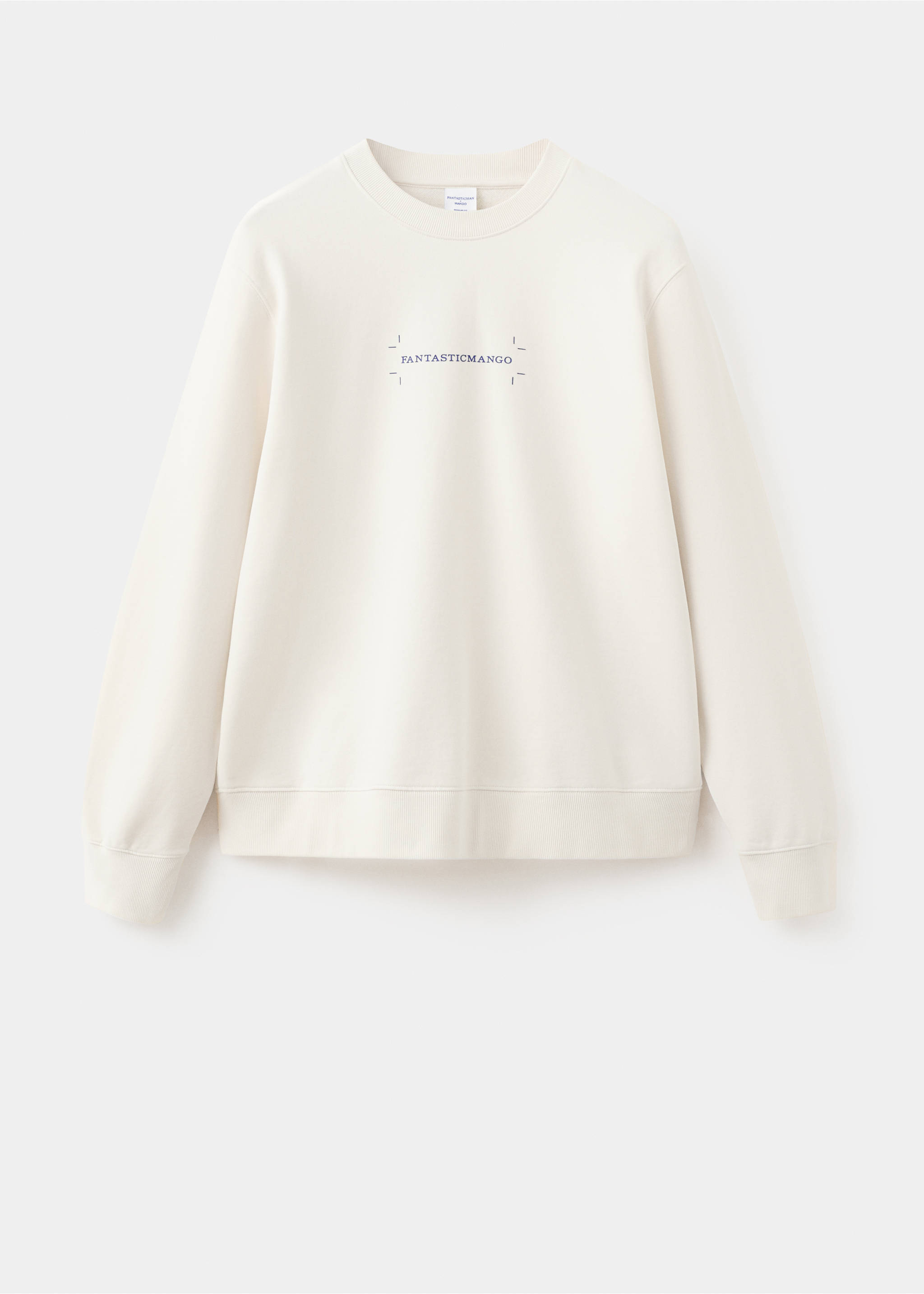 100% cotton hooded sweatshirt text - Article without model, Off White. Ref: 27047917-00.