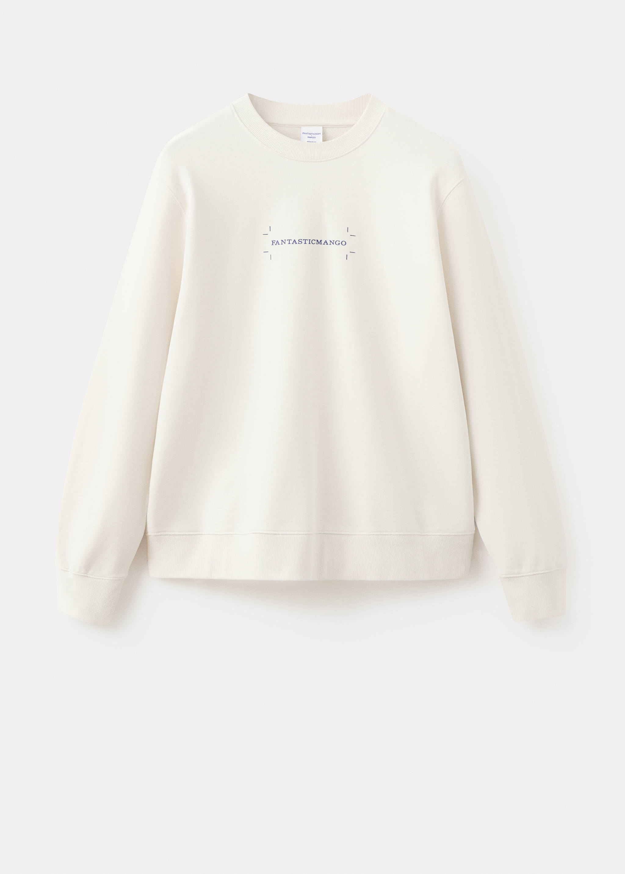 Худи из 100% хлопка с текстом - Изделие без модели