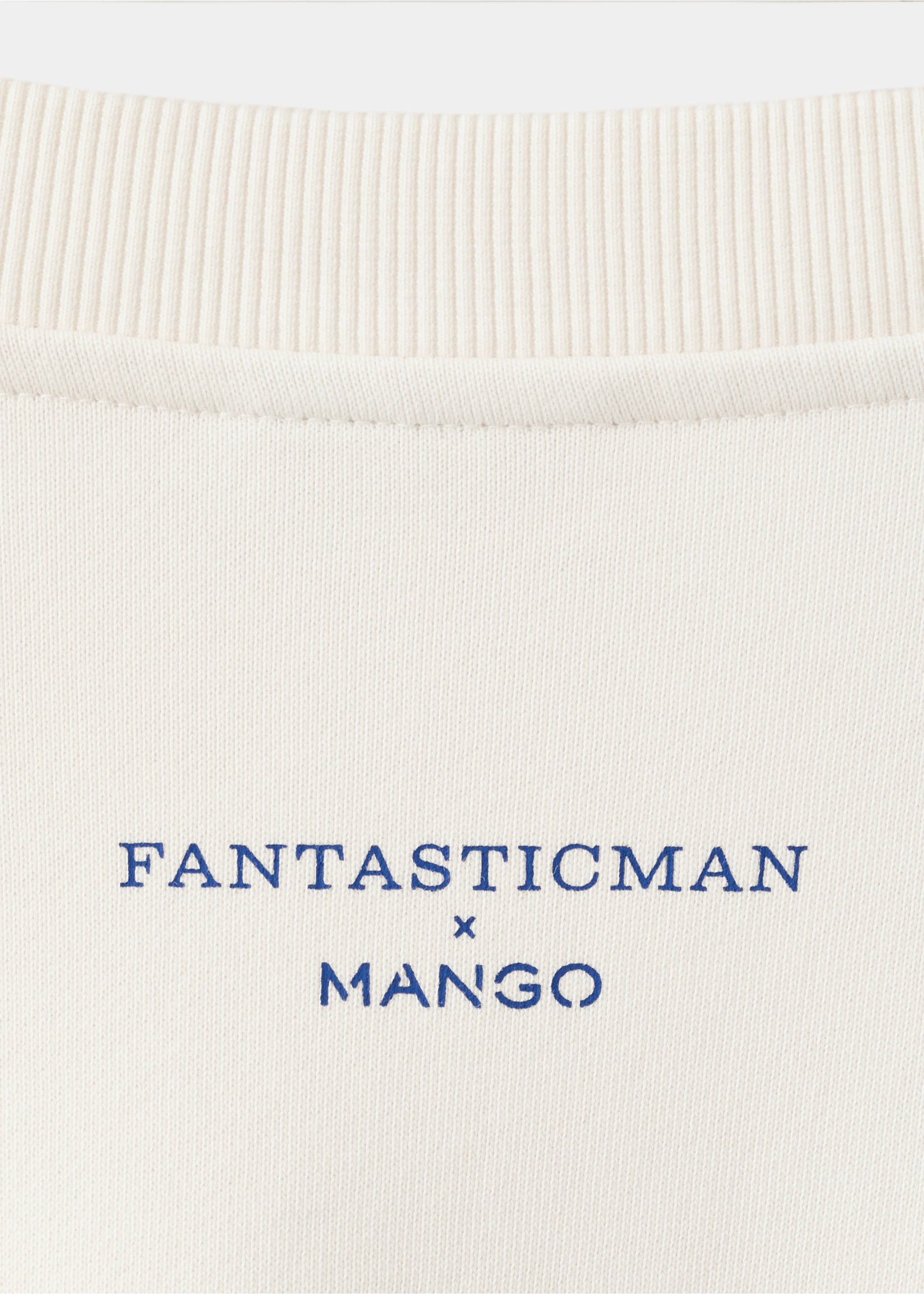 Printed sweatshirt 100% cotton - Details of the article 8, Off White. Ref: 27047917-00.