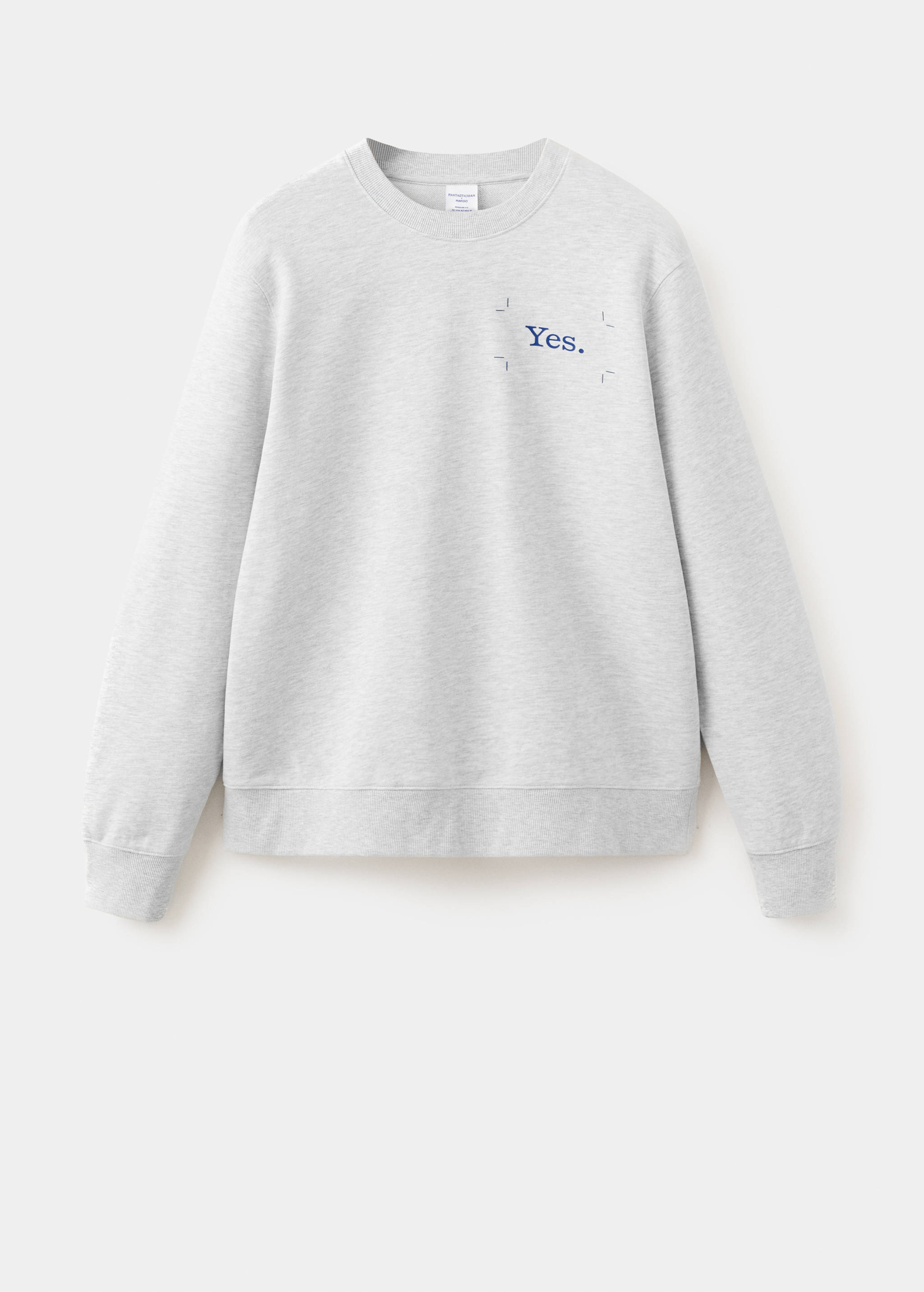 Худи из 100% хлопка с текстом - Изделие без модели