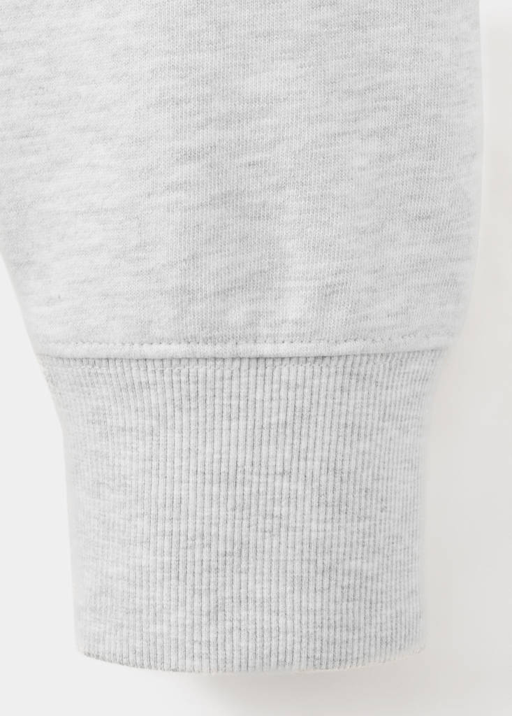 Printed sweatshirt 100% cotton — Medium Heather Grey