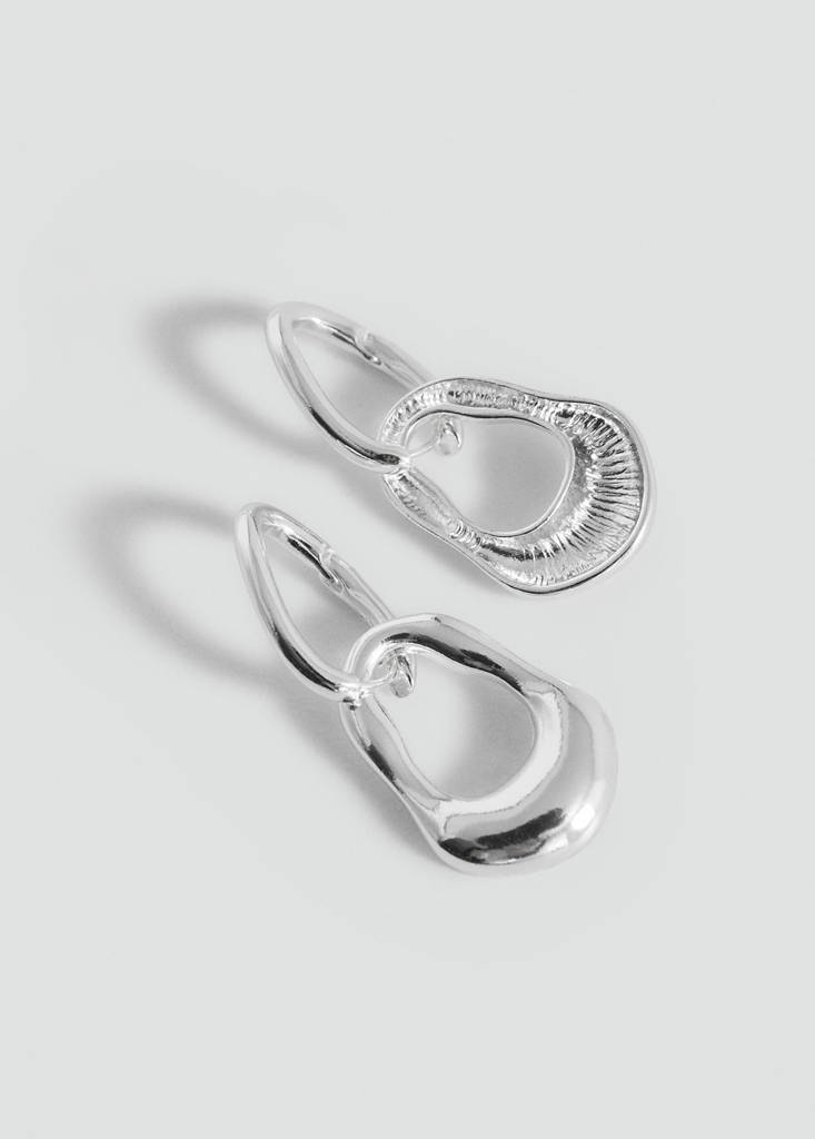 Pendientes aros entrelazados