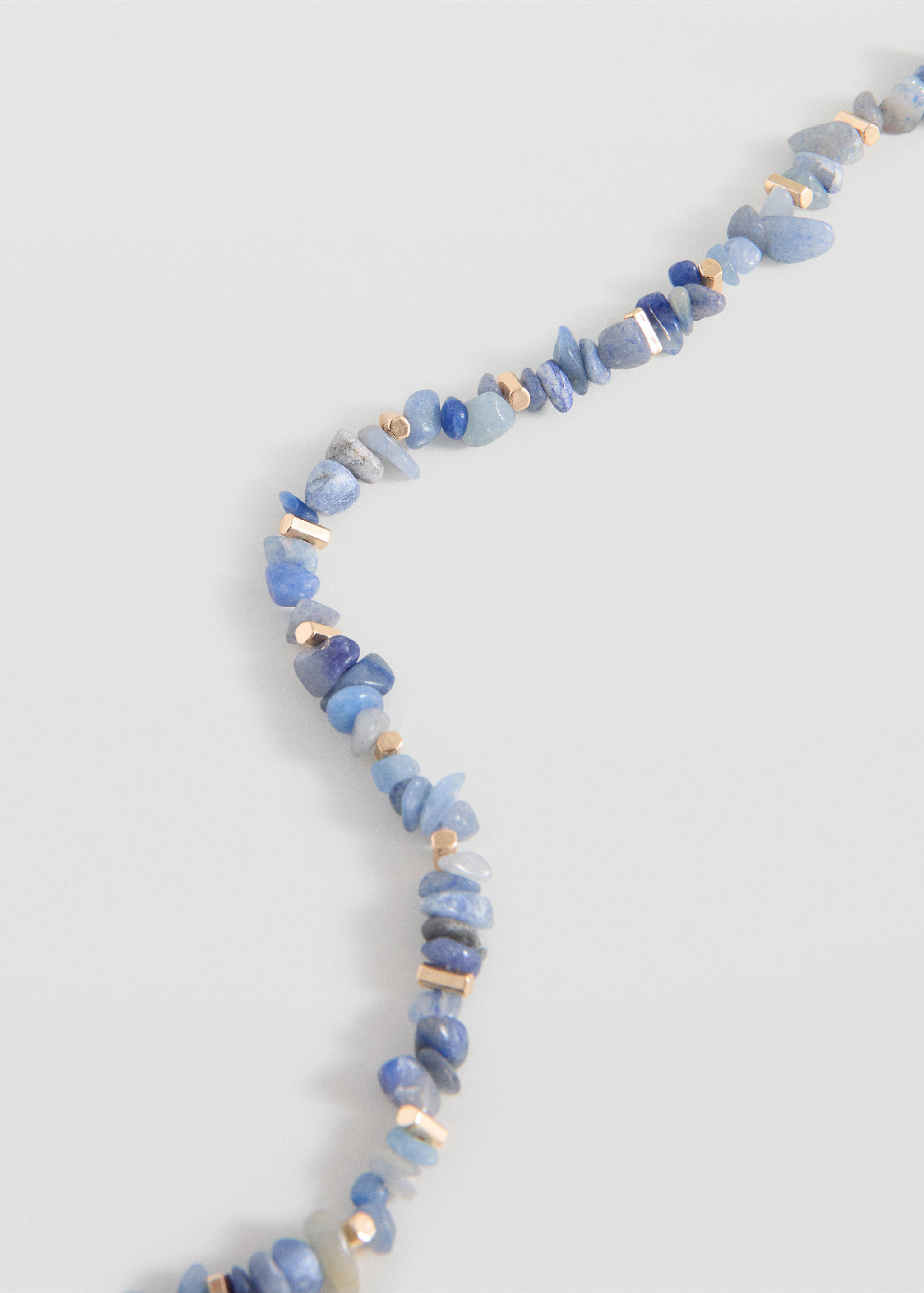 Beaded necklace - Medium plane, Blue. Ref: 27047921-00.