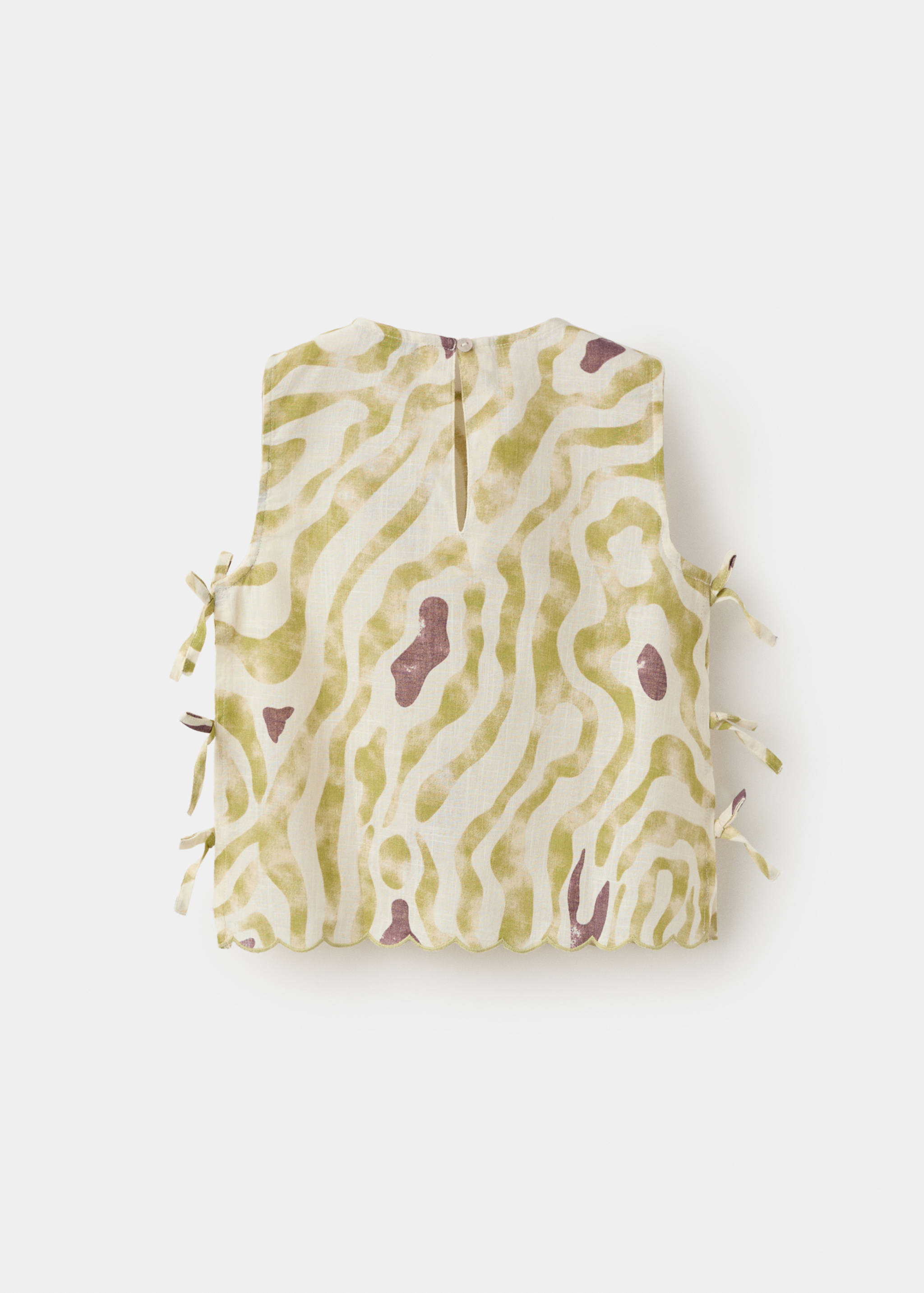 Blusa estampado cebra - Reverso del artículo