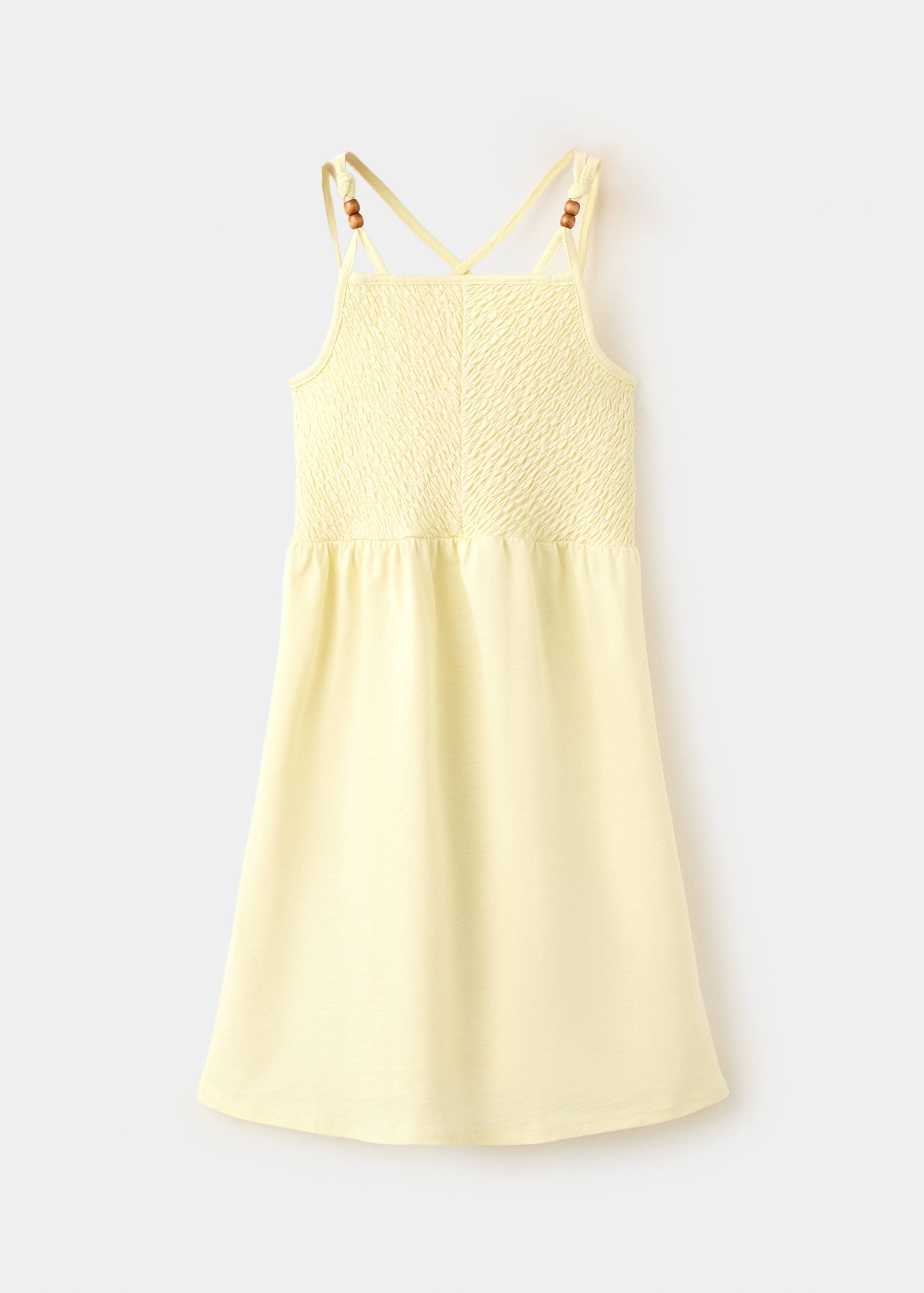 Gathered panel cotton dress - Article without model