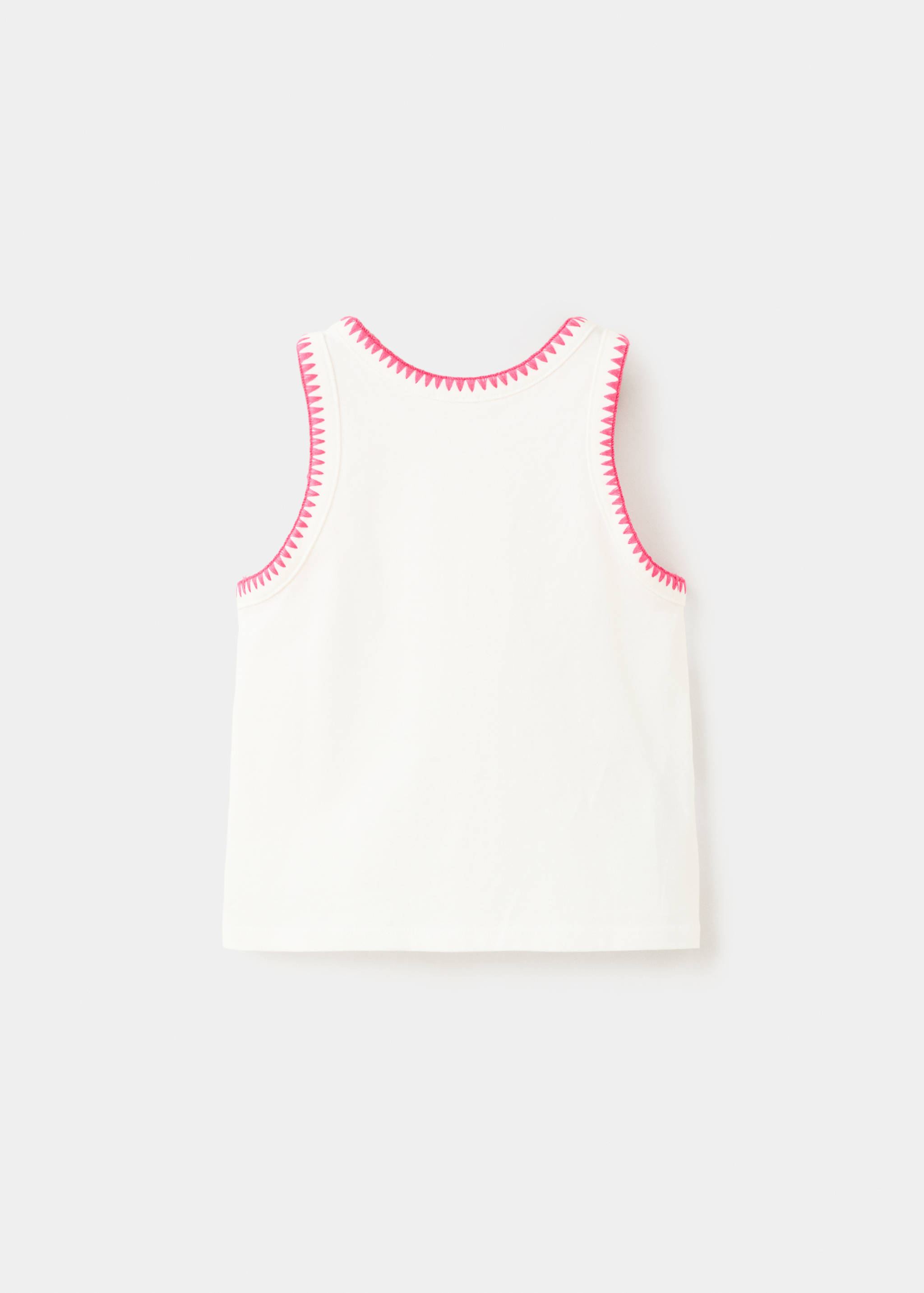 Embroidered detail strappy top - Reverse of the article