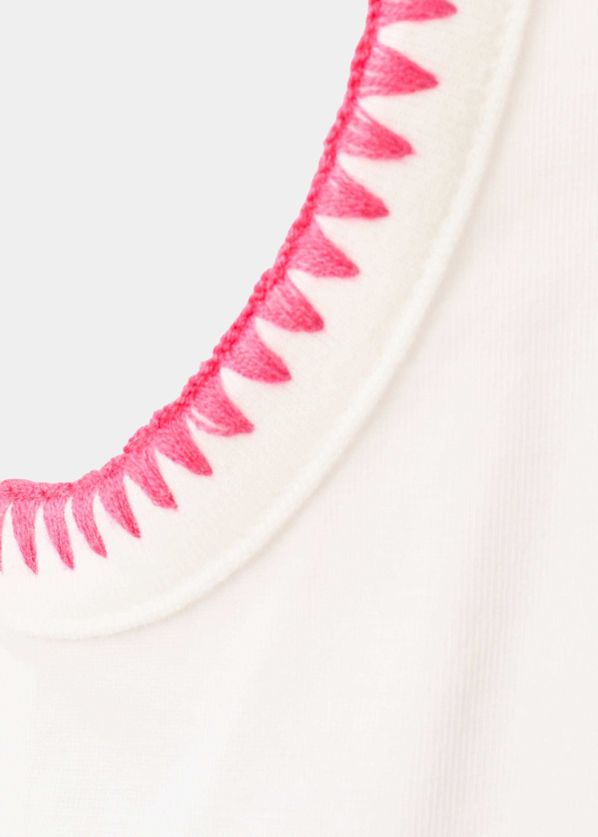 Embroidered detail strappy top - Details of the article 0