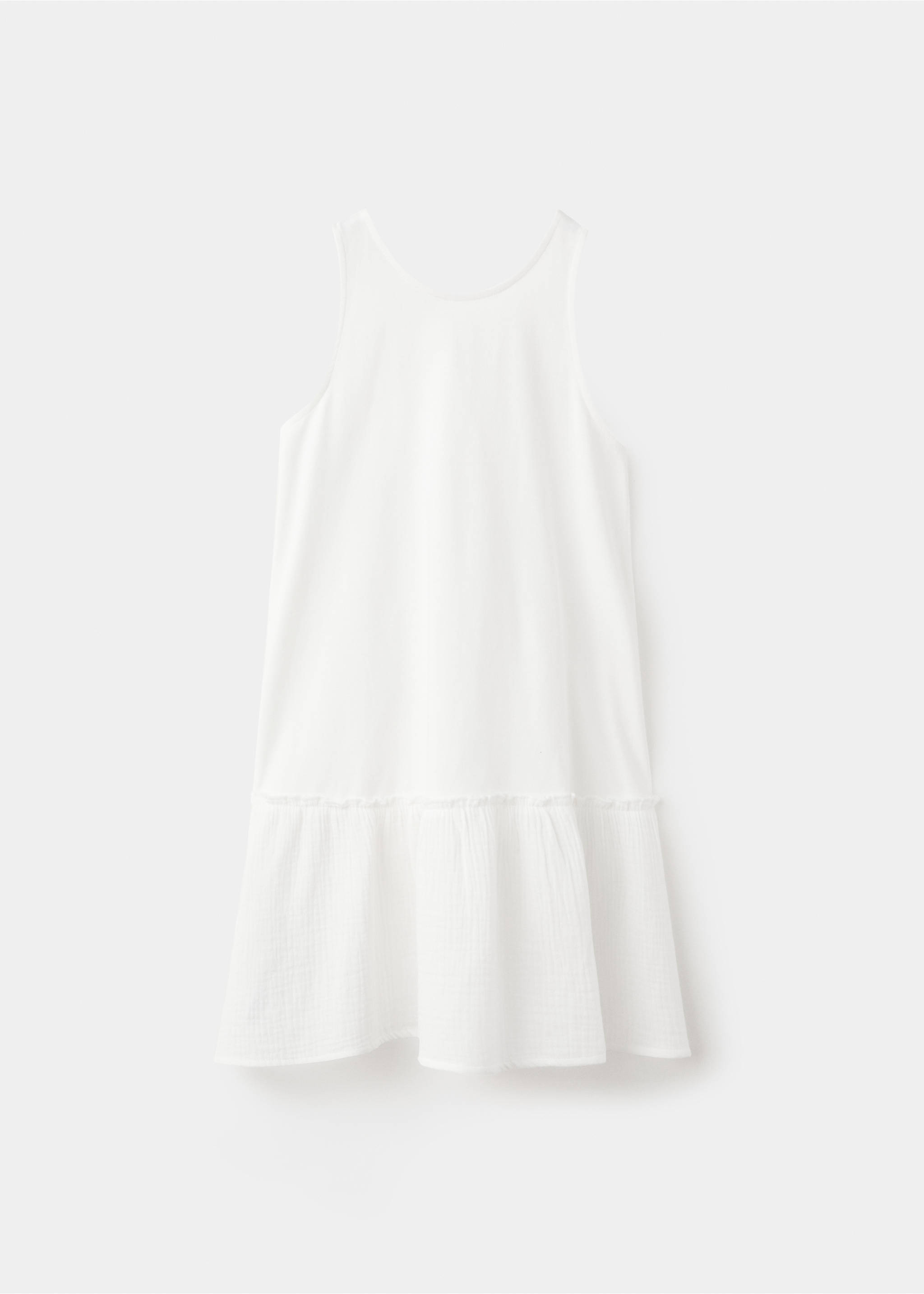 Cotton cross back dress - Article without model, Off White. Ref: 27047928-00.