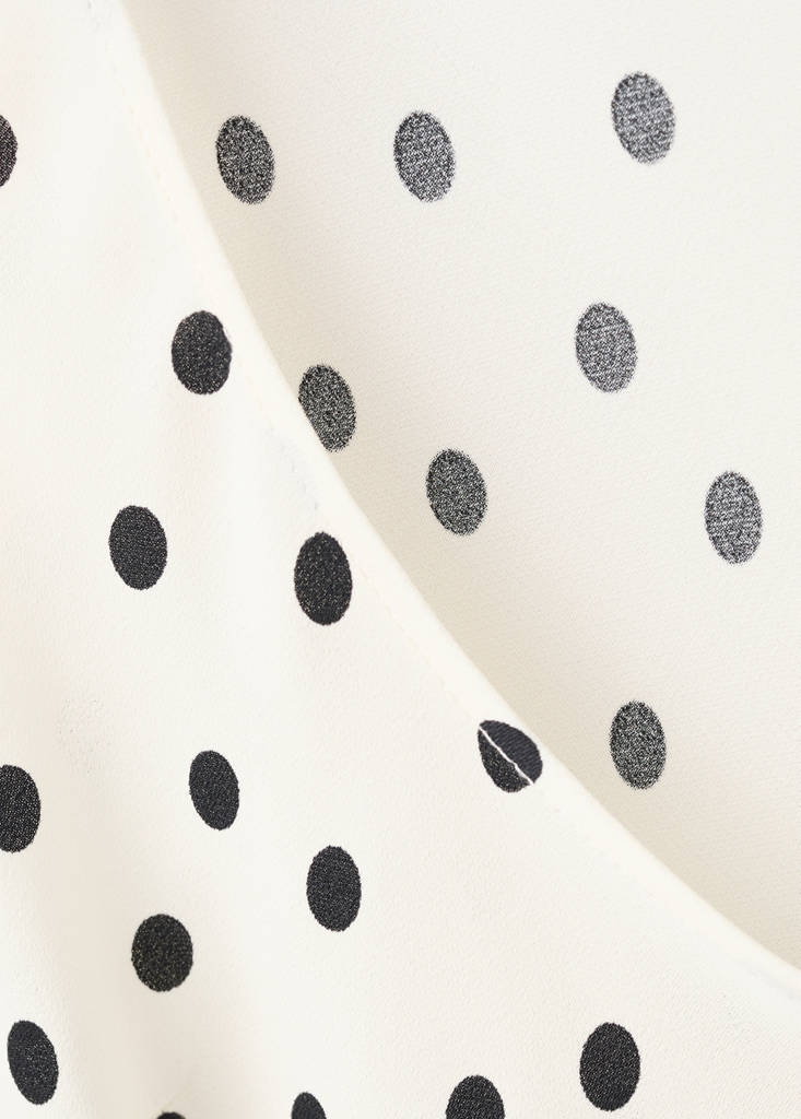Polka dot midi dress — Off White