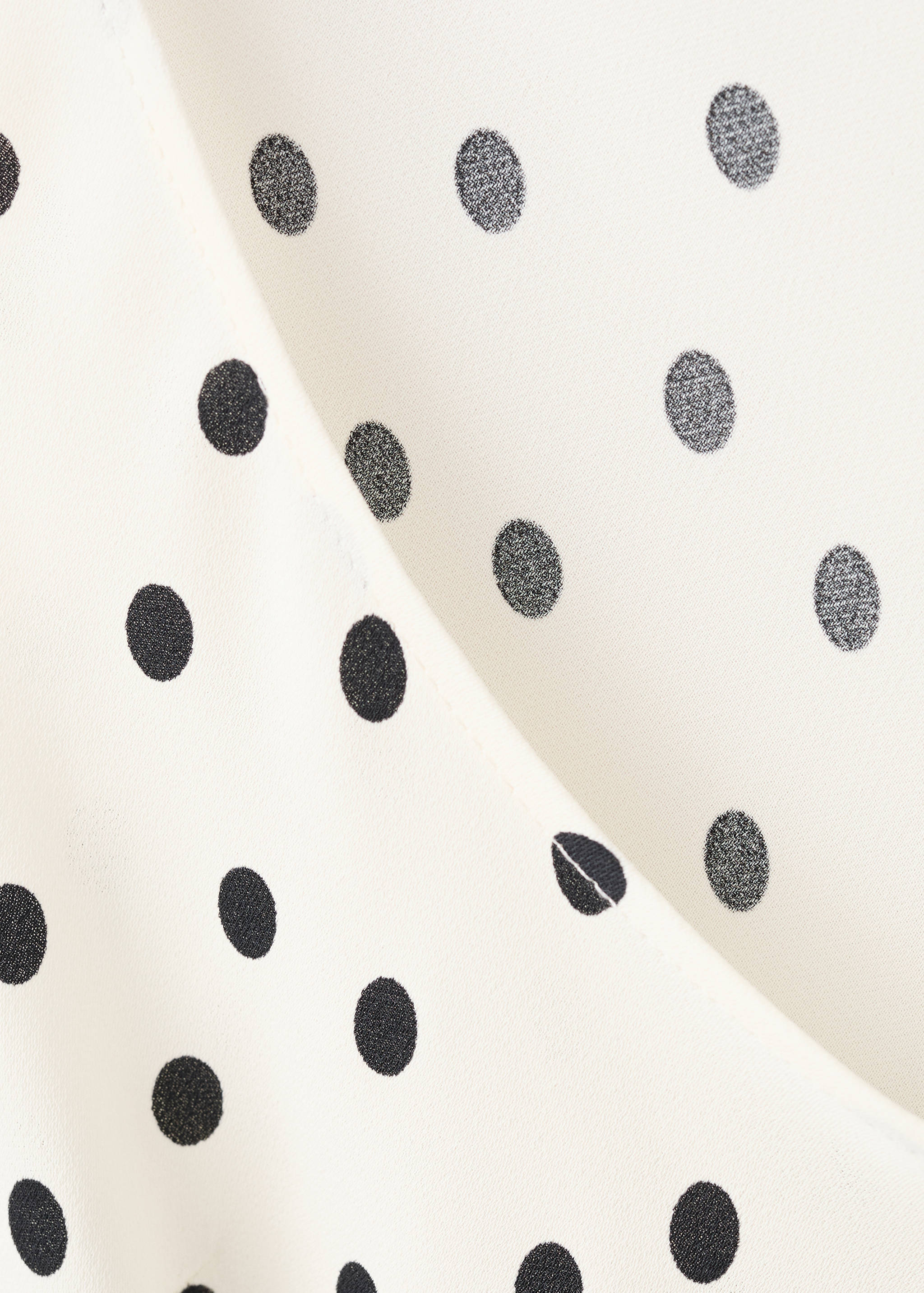Polka dot midi dress - Details of the article 8