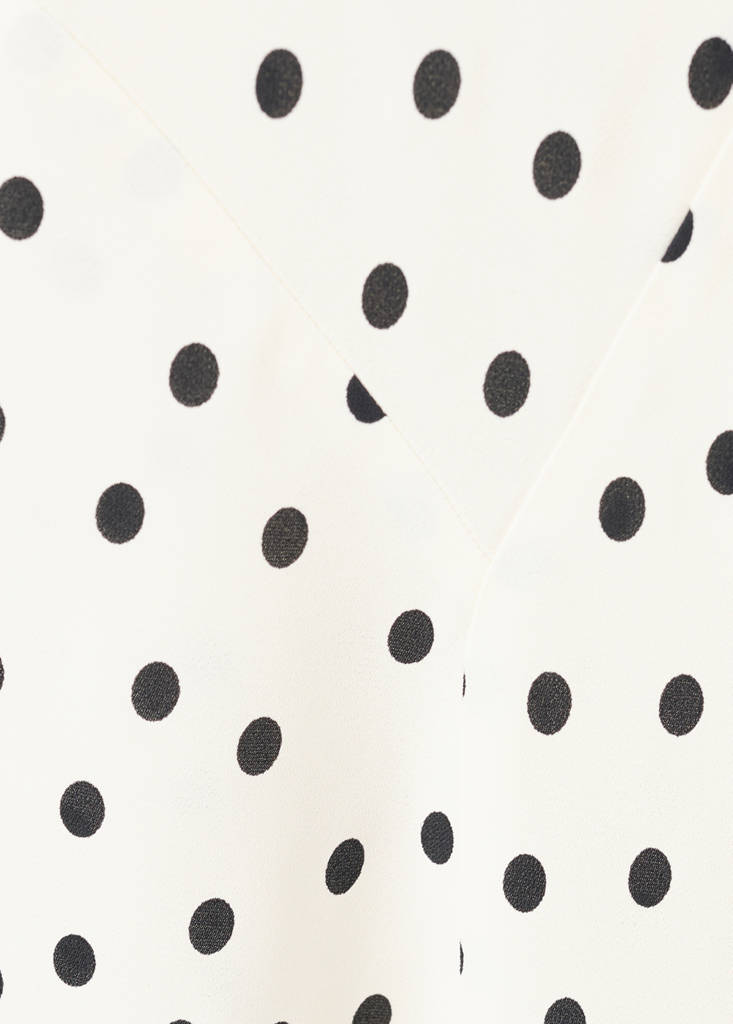 Polka dot midi dress — Off White