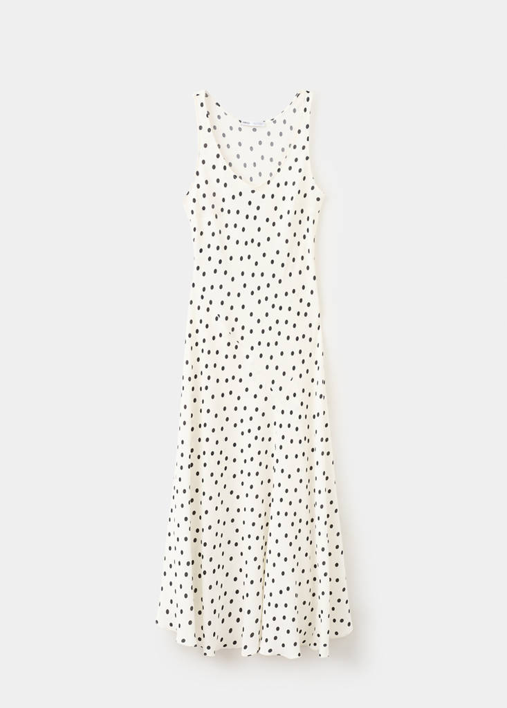Polka dot midi dress — Off White