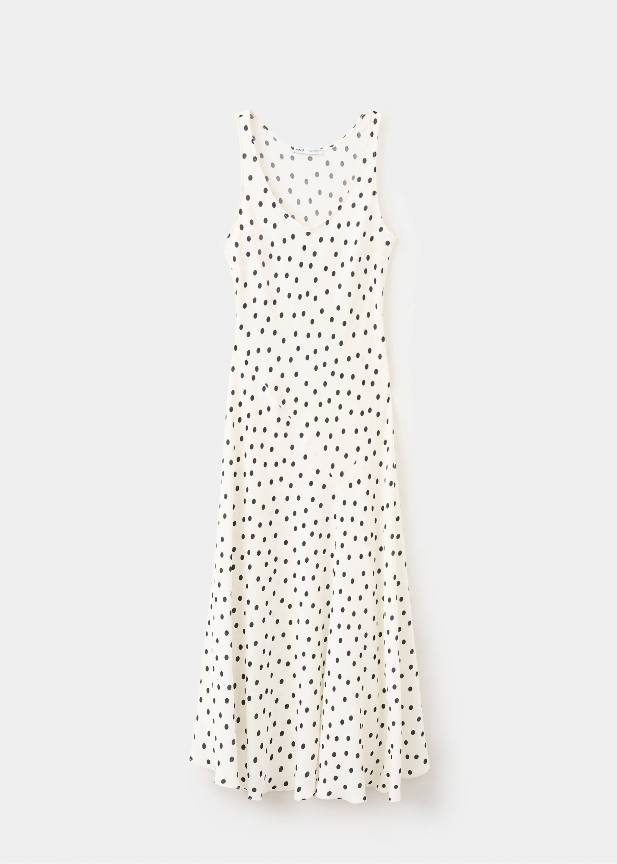 Polka dot midi dress - Article without model, Off White. Ref: 27047933-00.