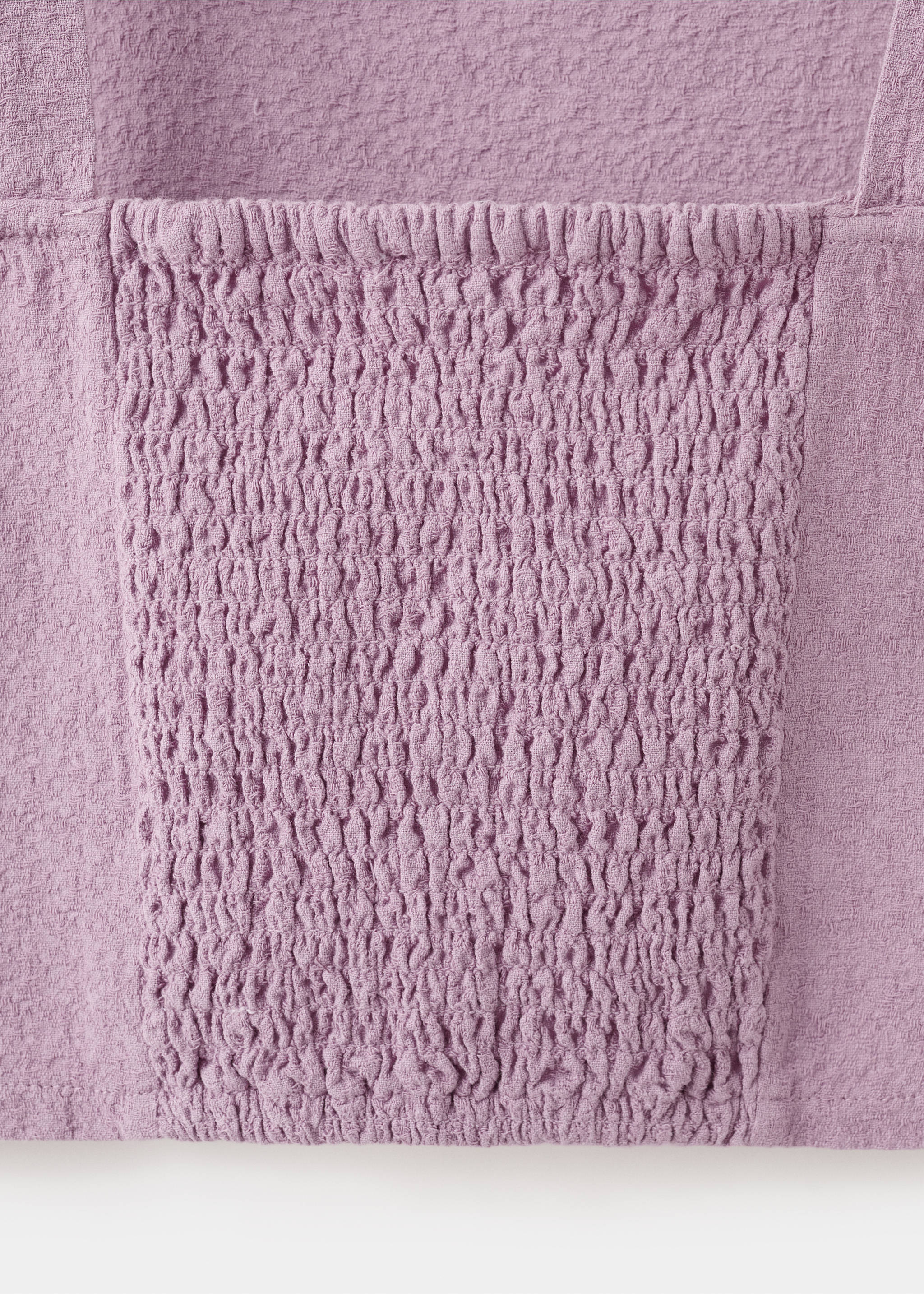 Blusa detalles bordados - Detalle del artículo 8, Morado claro/pastel. Ref: 27047934-00.