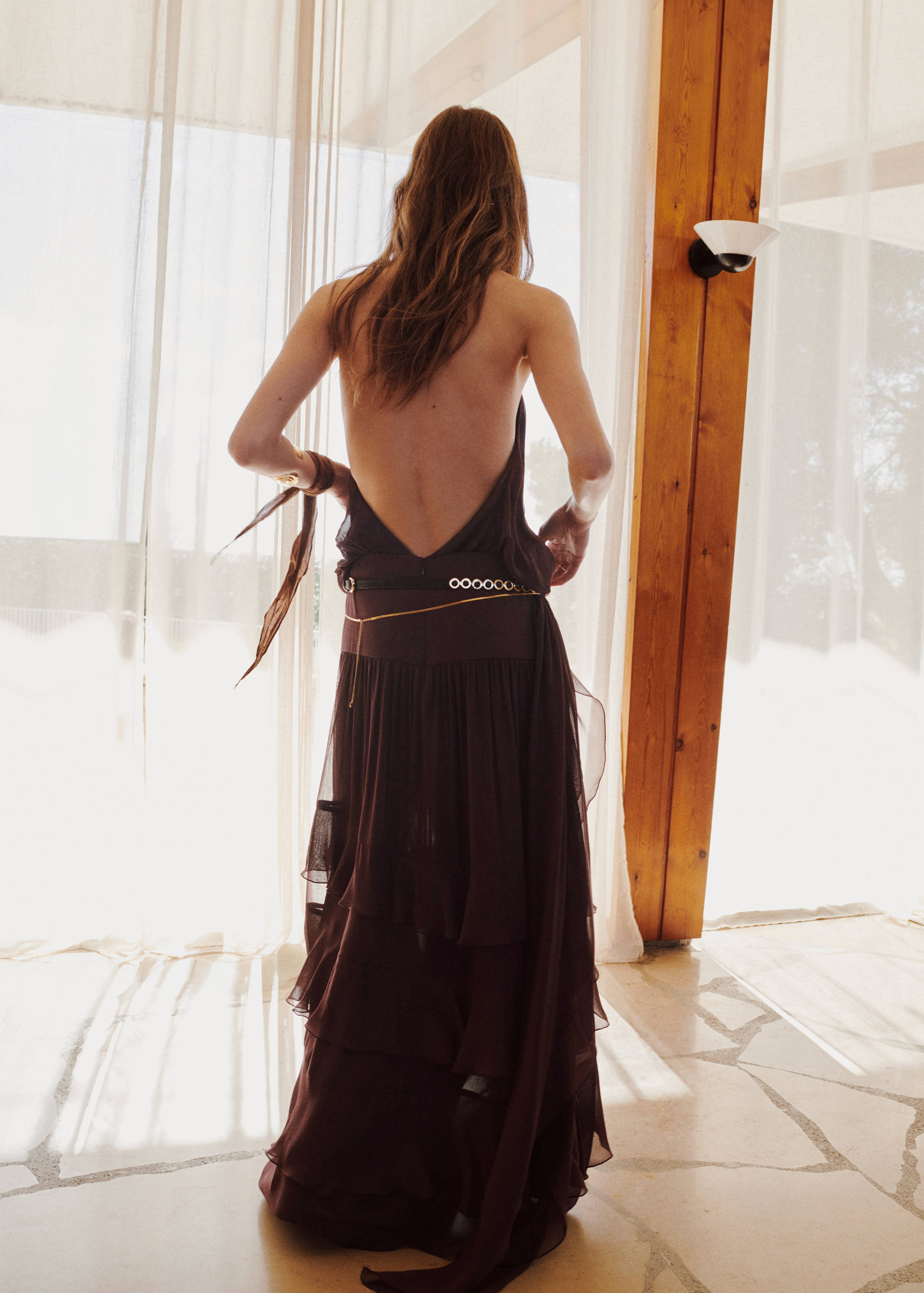 Robe froncée volants - Verso de l’article