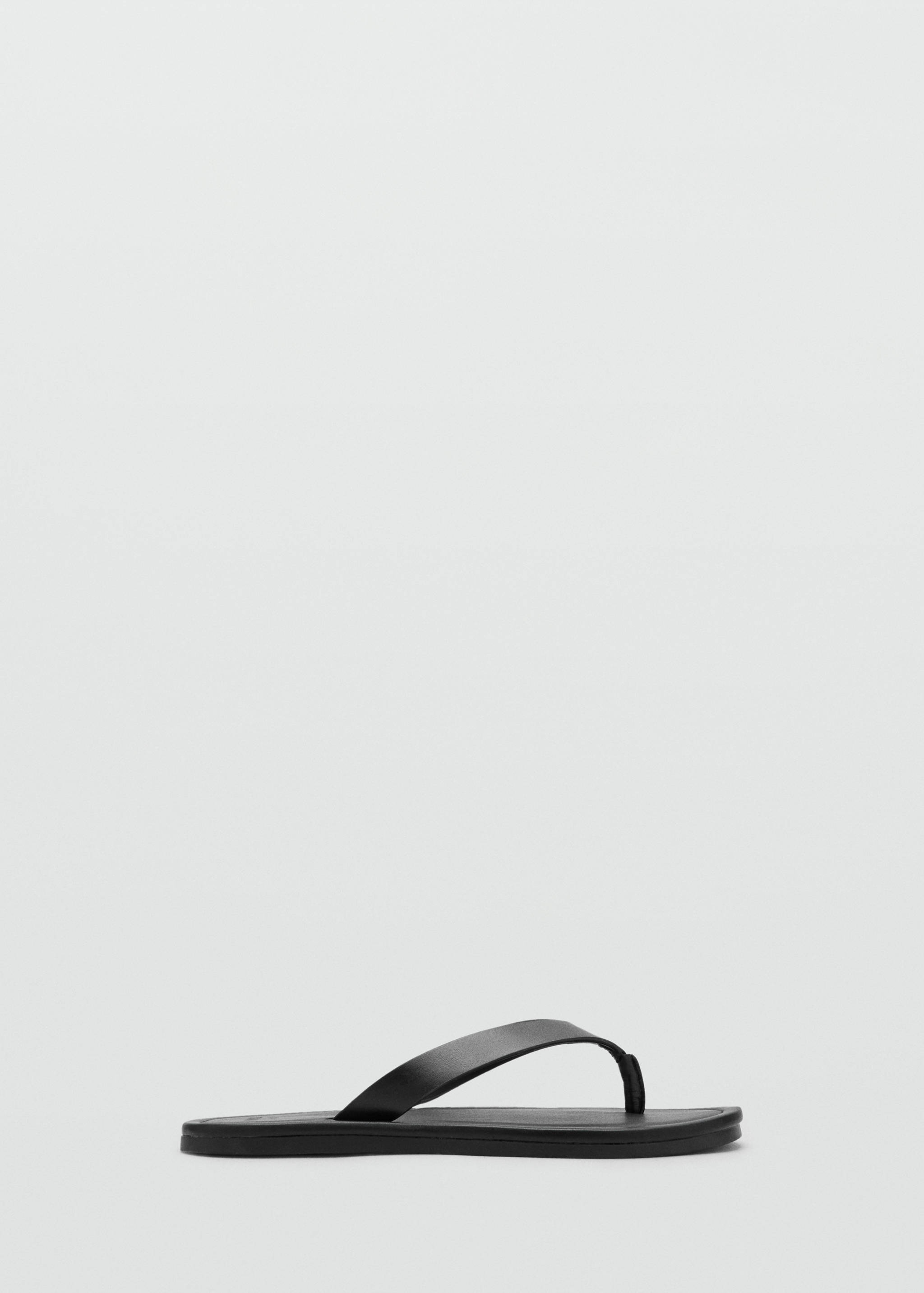 Leather straps sandals - Article without model