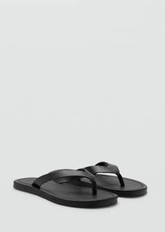 Leather straps sandals — Black 2