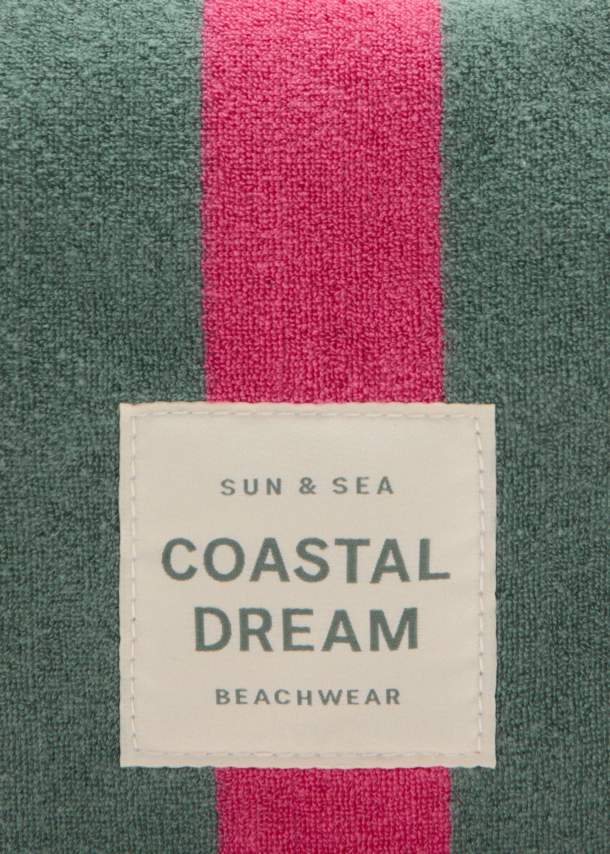 Striped cotton toiletry bag - Details of the article 2