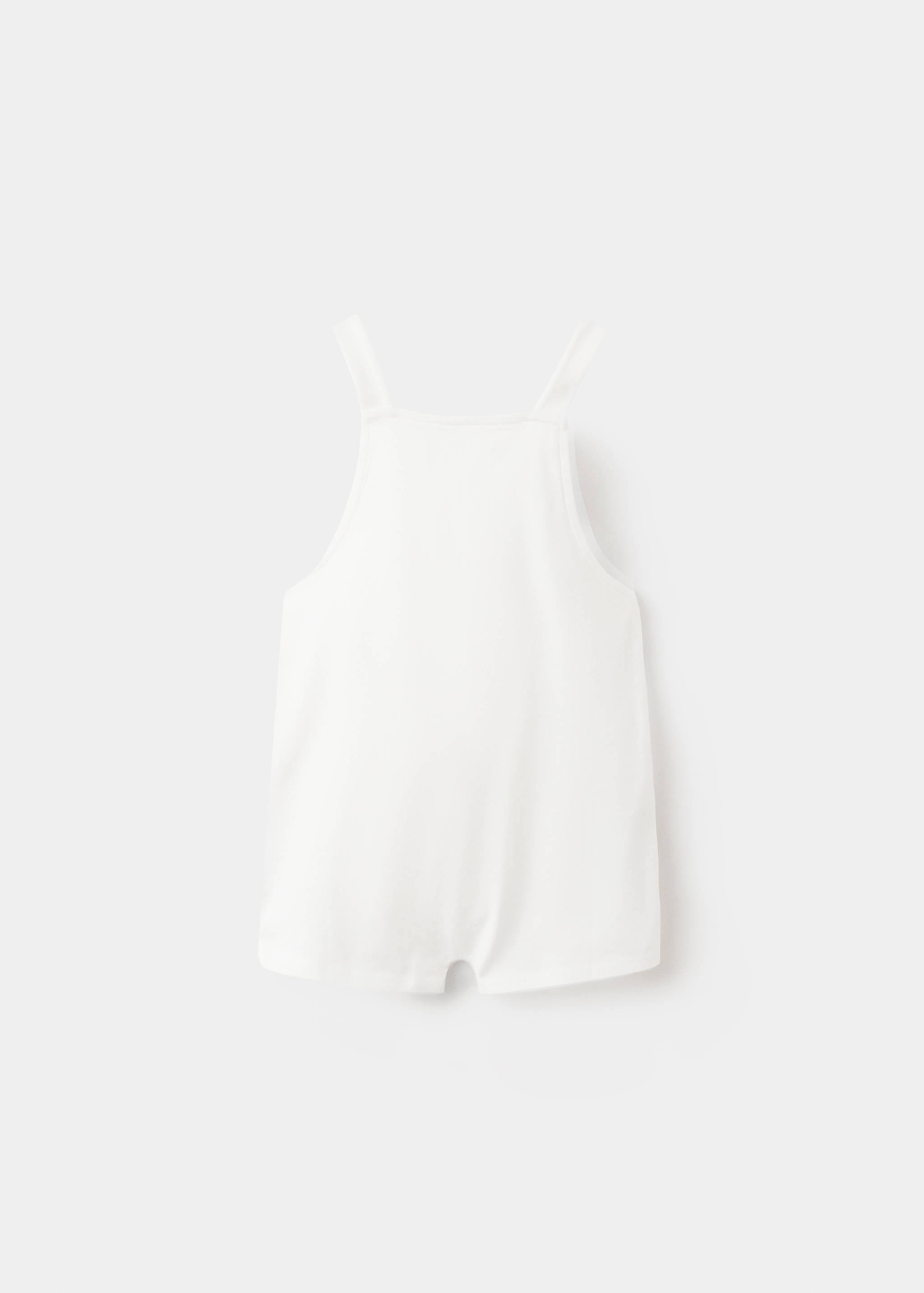 Cotton dungarees with pocket - Reverse of the article