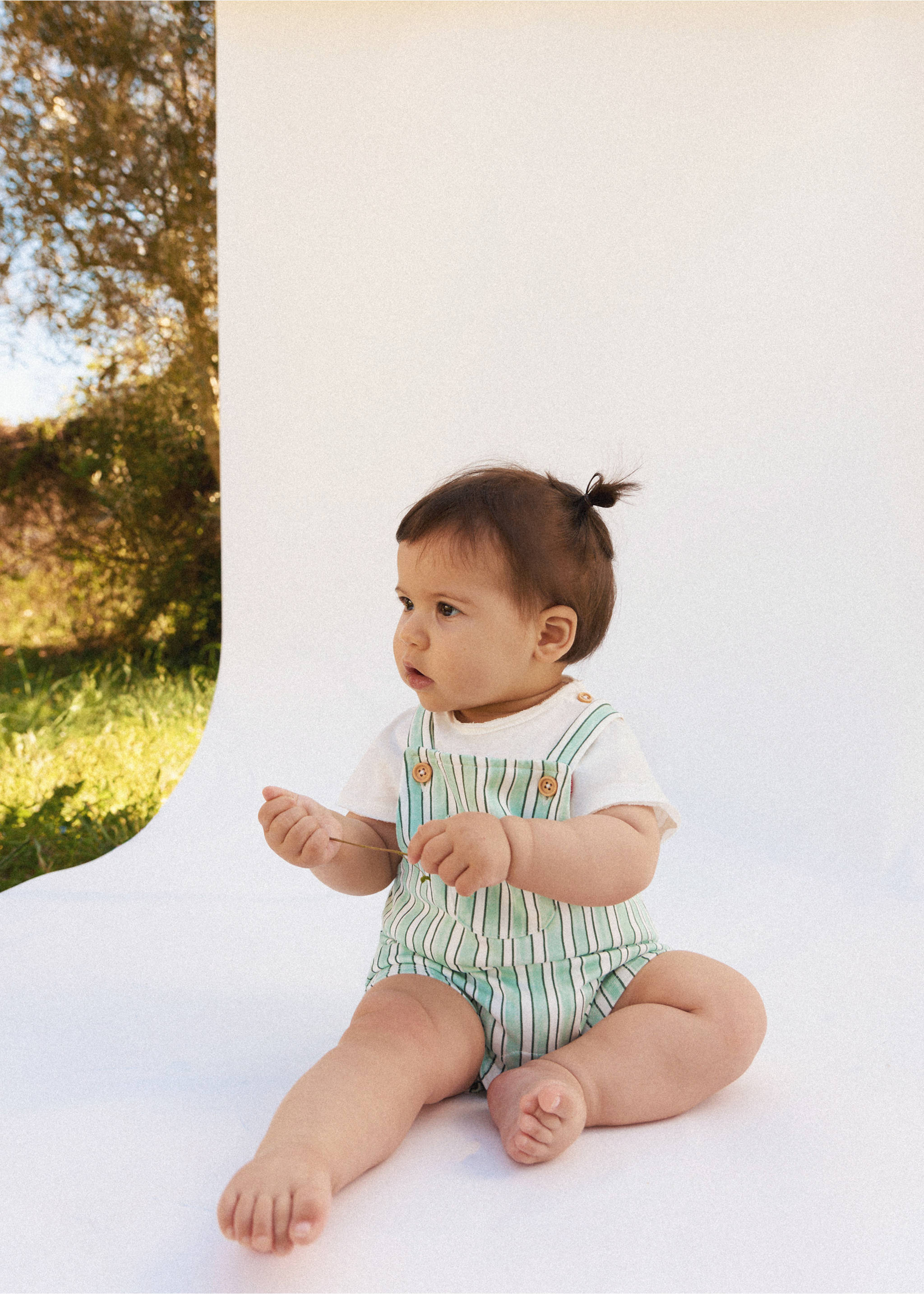 Peto cotó butxaca - Detall de l'article 5, Verd. Ref: 27048262-00.