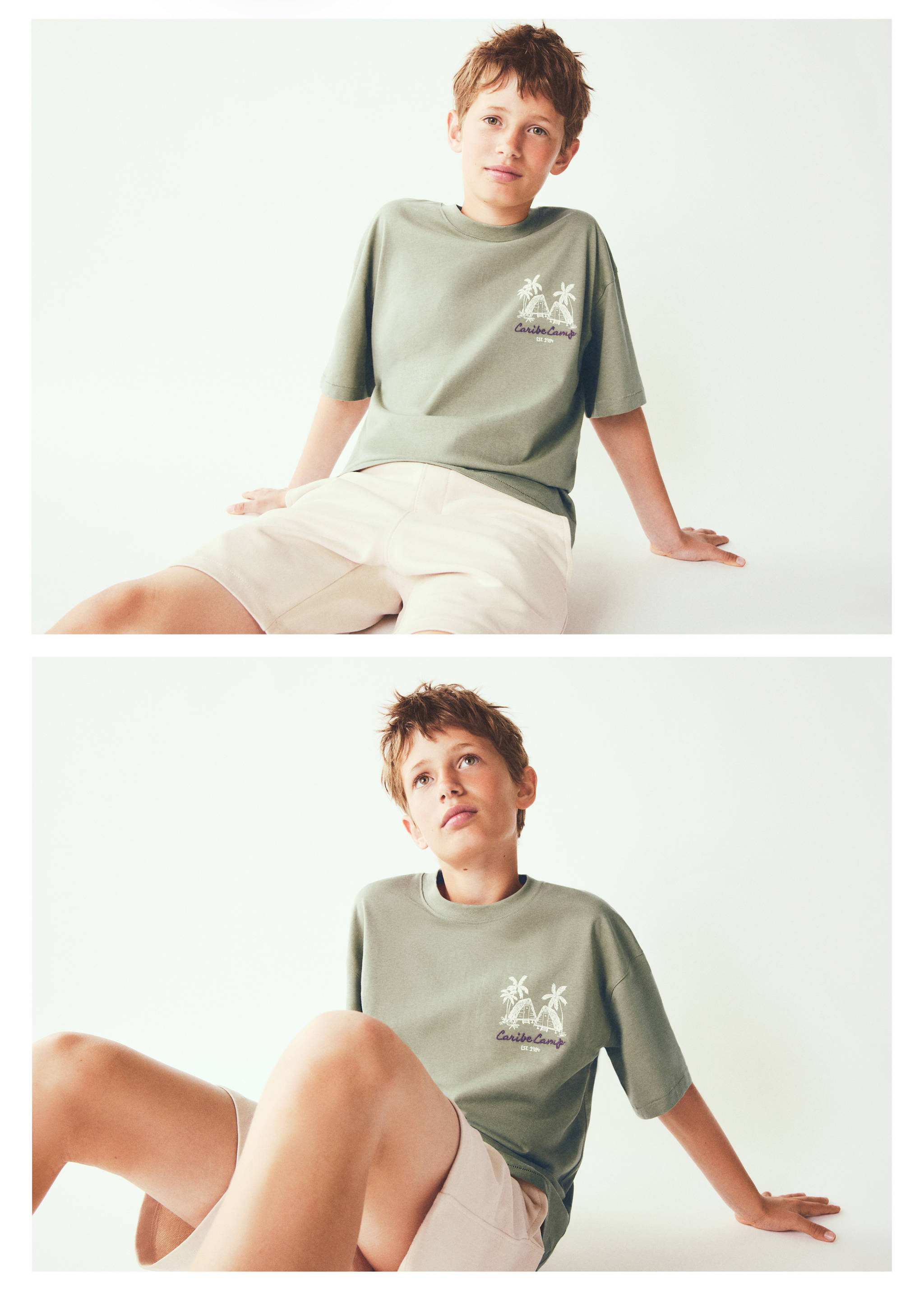 Printed cotton-blend t-shirt - Details of the article 2