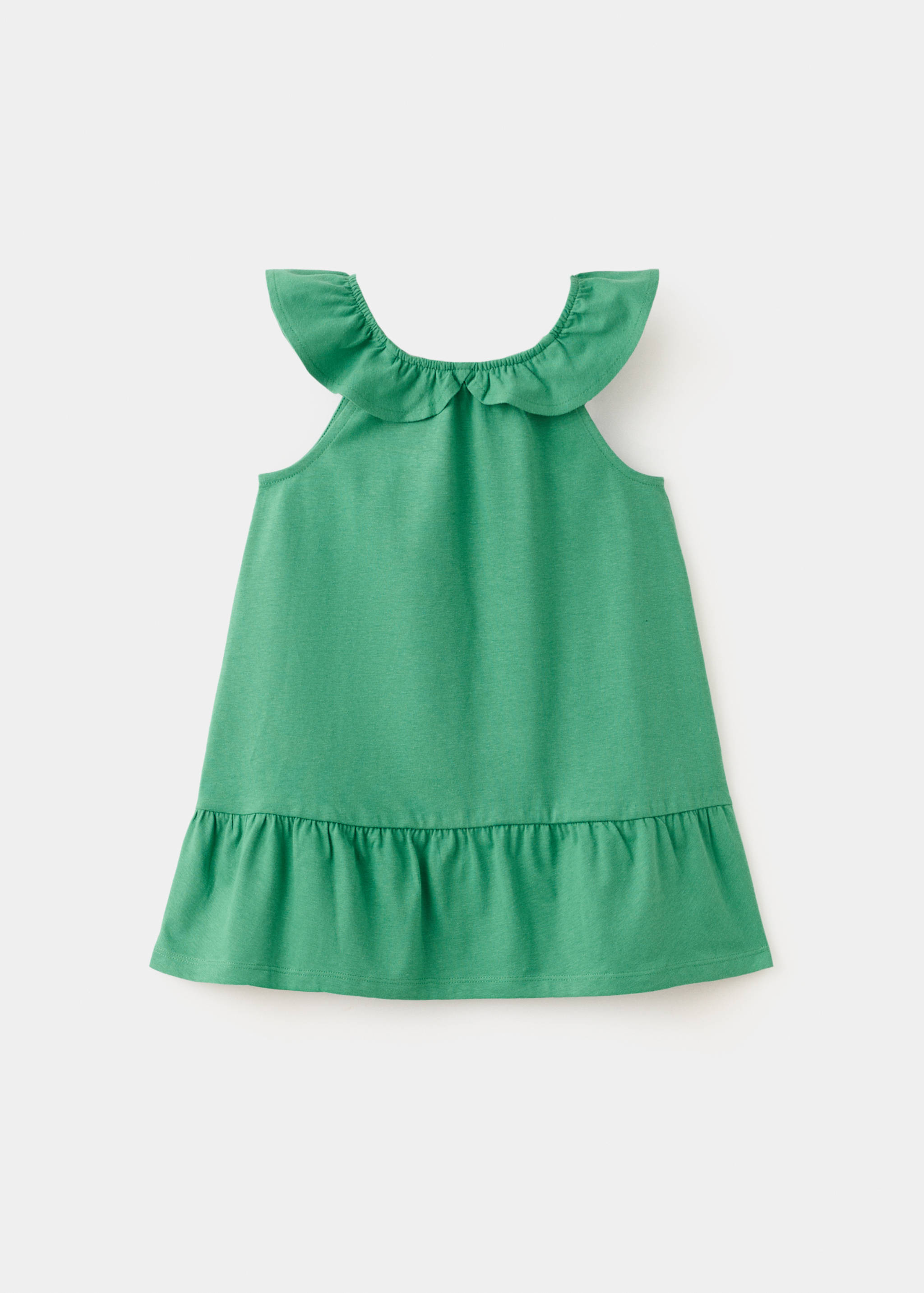 Frill cotton dress - Article without model