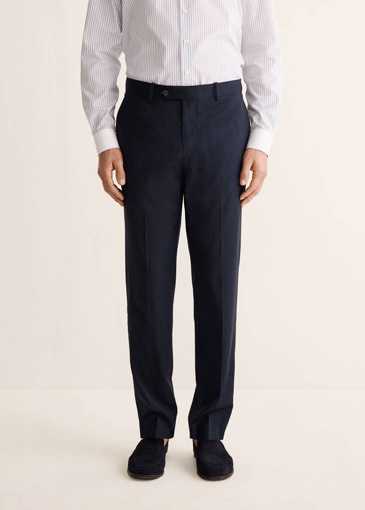Venice suit trousers 100% wool — Navy