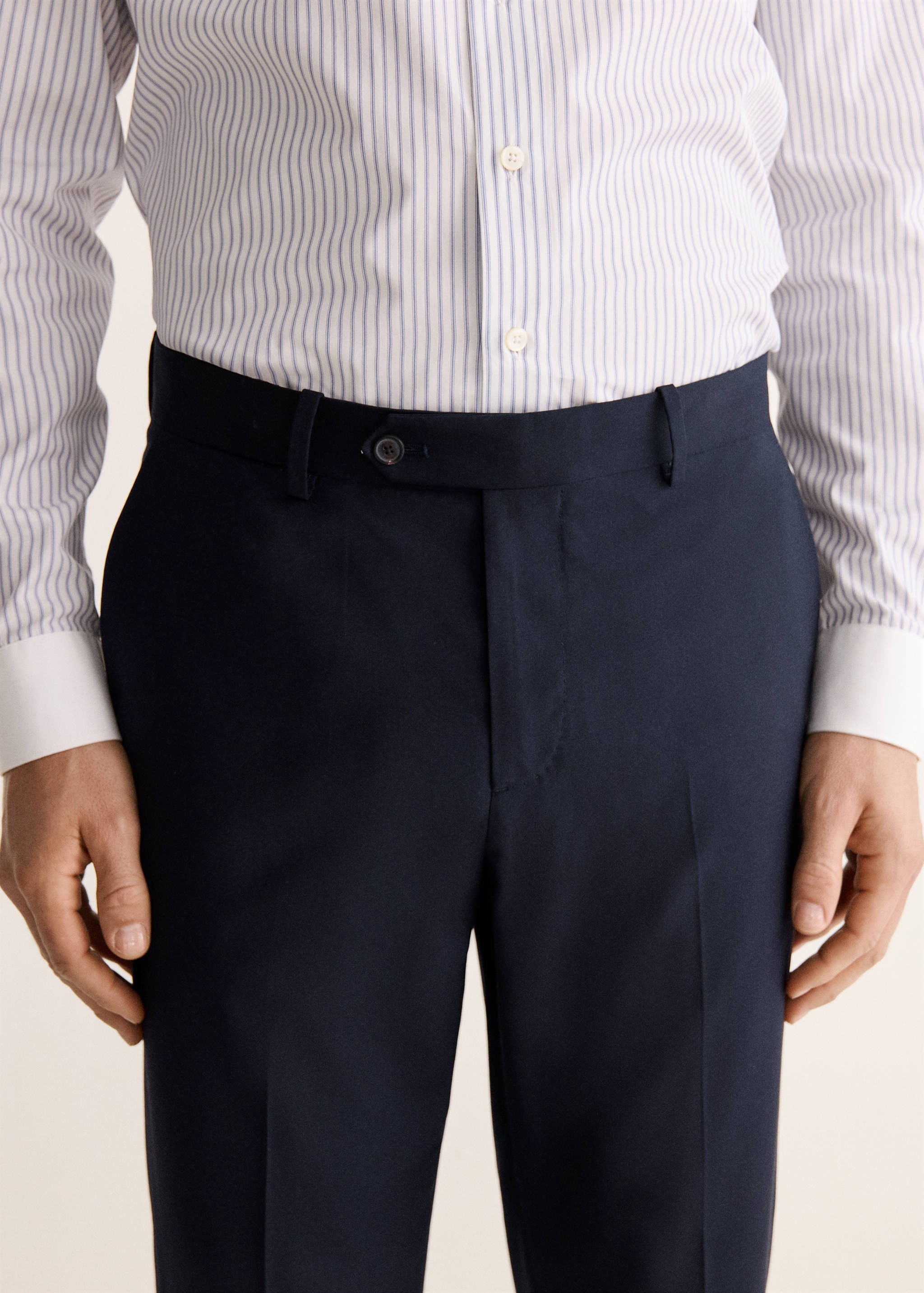 Pantalon de costume Venise 100 % laine - Détail de l'article 1