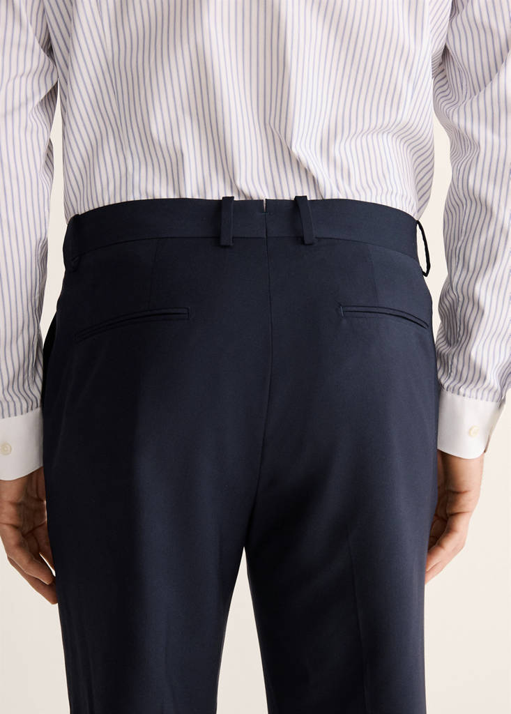 Venice suit trousers 100% wool — Navy