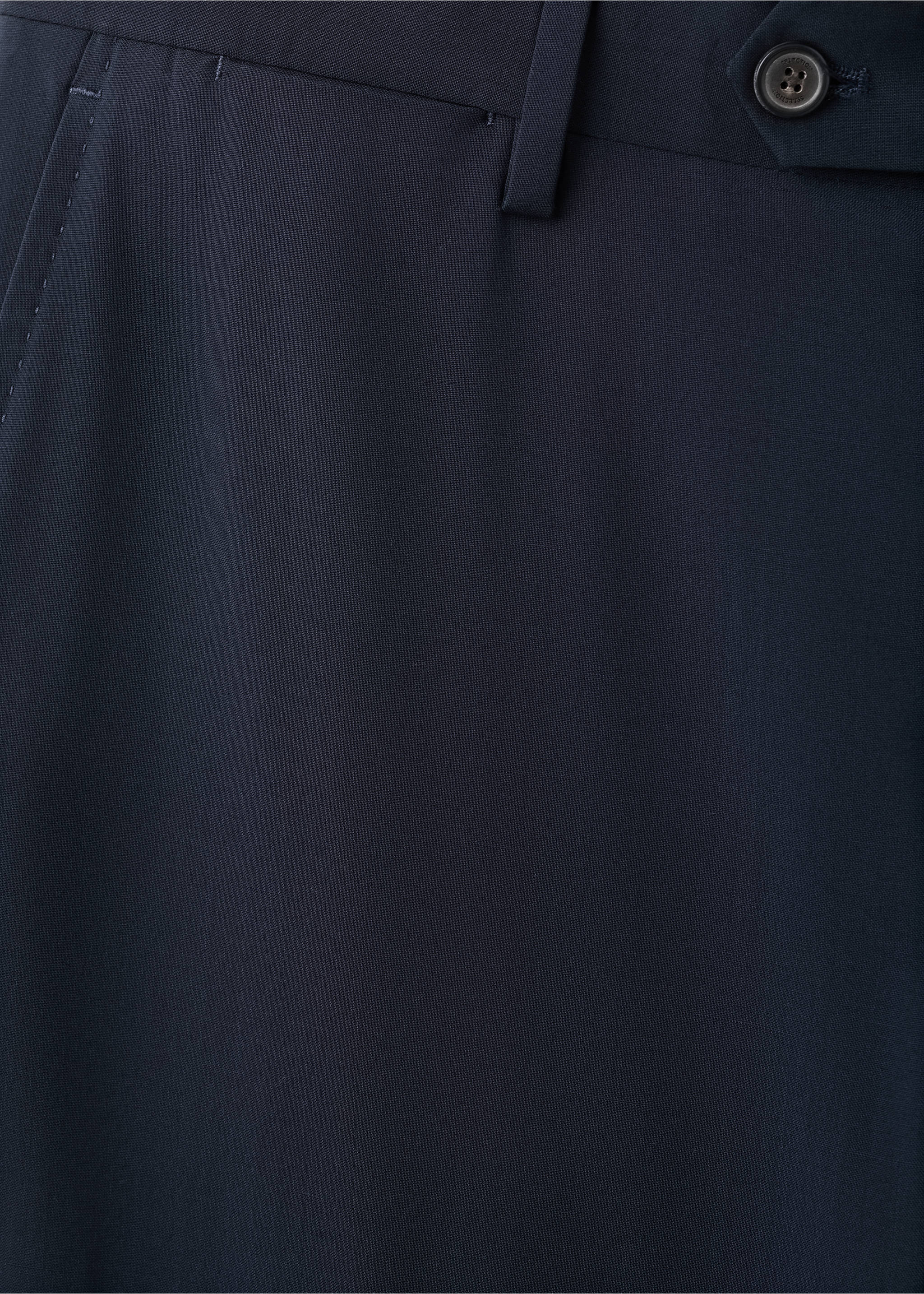 Pantalon de costume Venise 100 % laine - Détail de l'article 0, Bleu marine. Ref: 27048272-00.