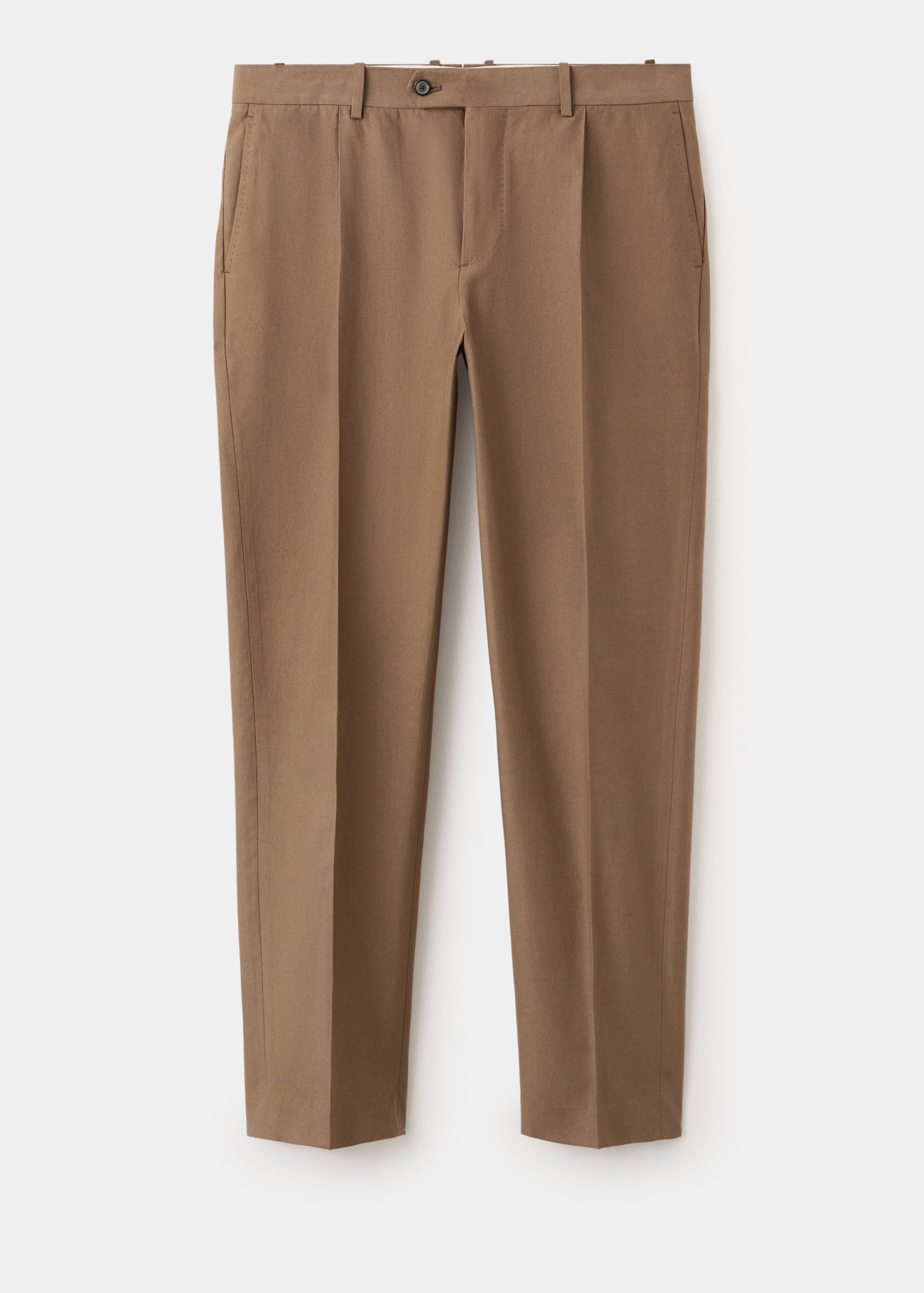 Pantalon de costume en lyocell et coton slim-fit - Article sans modèle