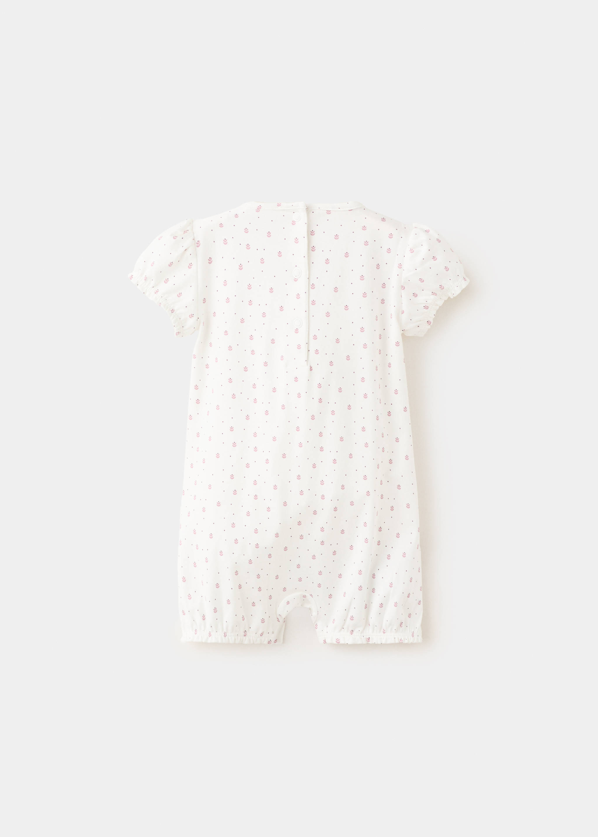 Pyjama imprimé fleuri - Verso de l’article