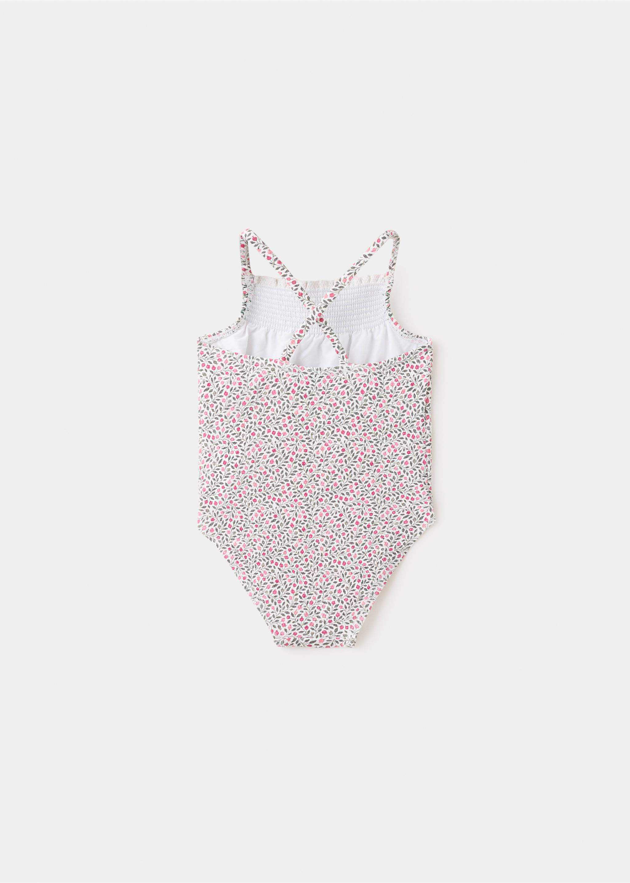 Floral print swimsuit - Reverse of the article, Off White. Ref: 27048276-00.