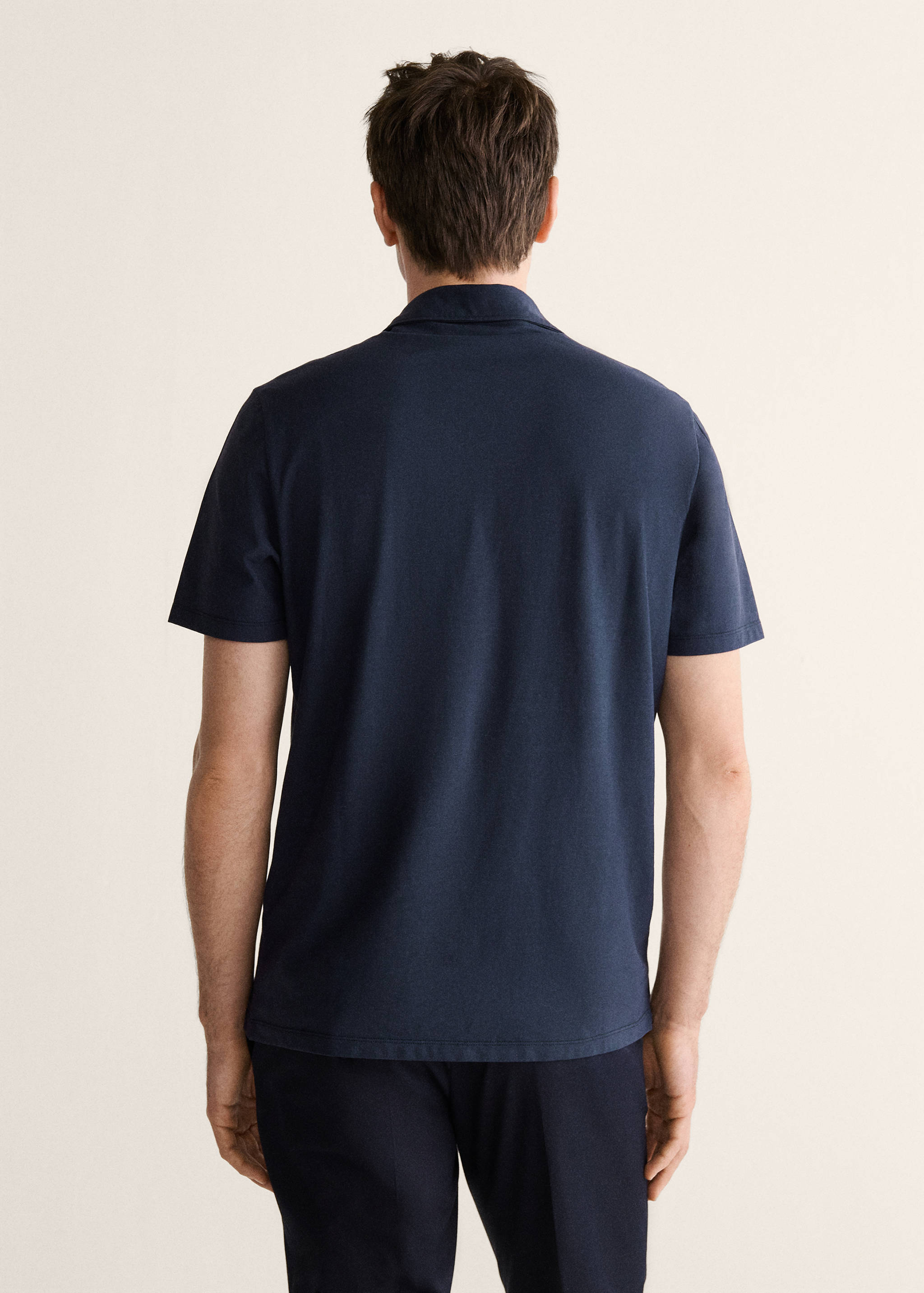Polo slim-fit 100 % coton - Verso de l’article